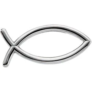 10k Yellow Gold 7.5x16.5mm Fish Lapel Pin
