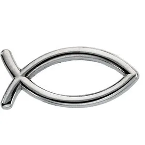 10k Yellow Gold 7.5x16.5mm Fish Lapel Pin