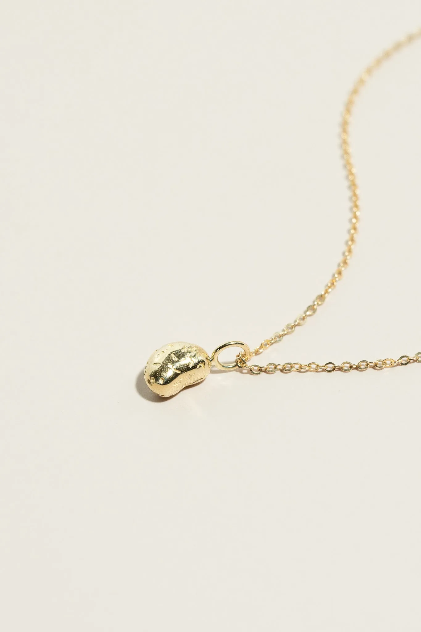 14K Frijolito Grande Necklace