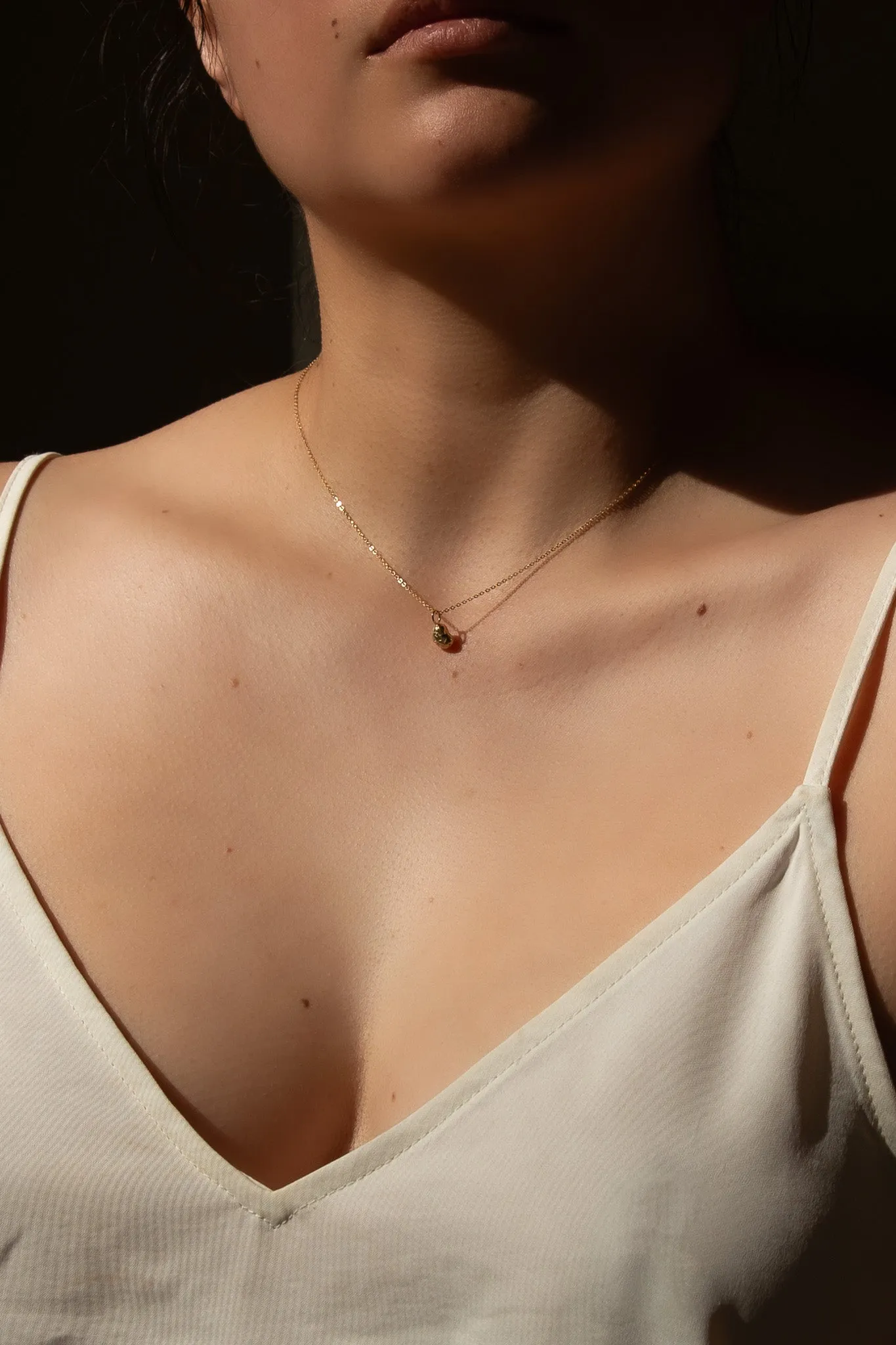 14K Frijolito Grande Necklace