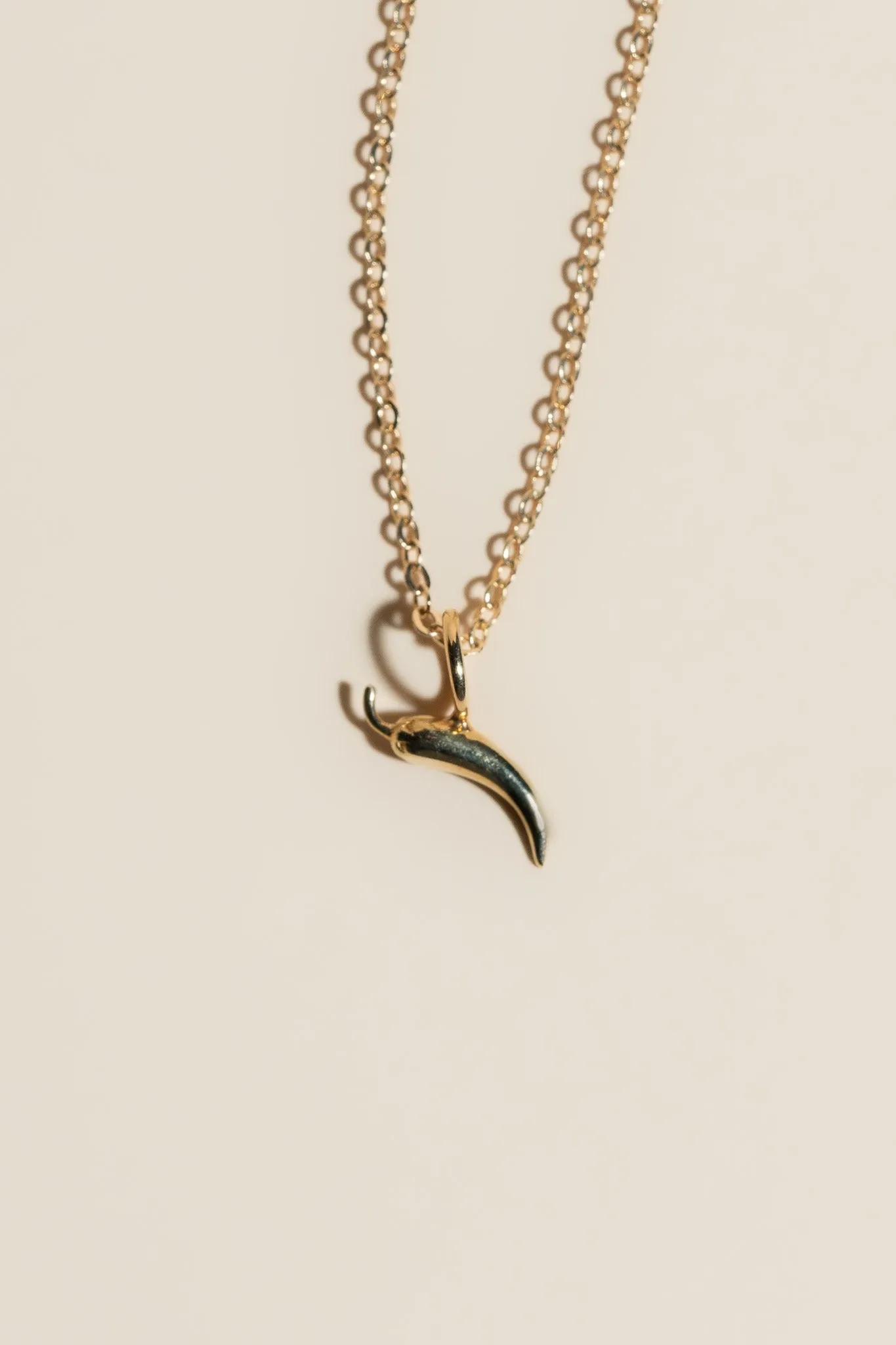 14K Mini Chile Necklace