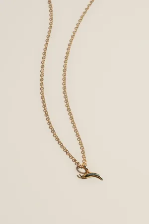 14K Mini Chile Necklace