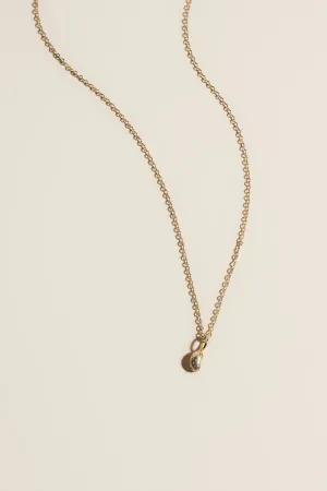 14K Mini Frijolito Necklace