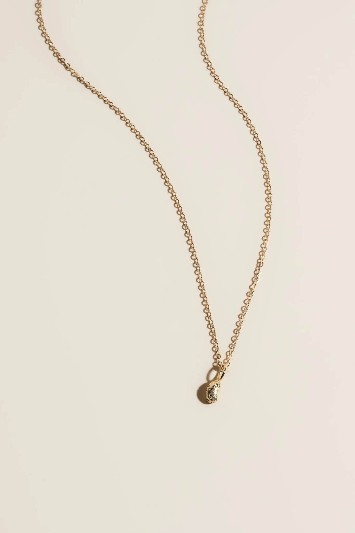 14K Mini Frijolito Necklace