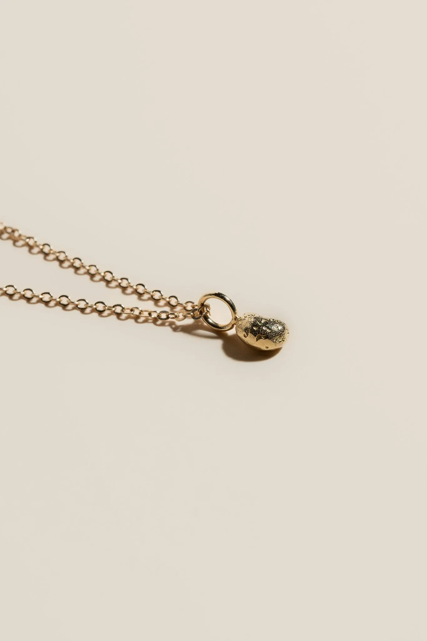 14K Mini Frijolito Necklace