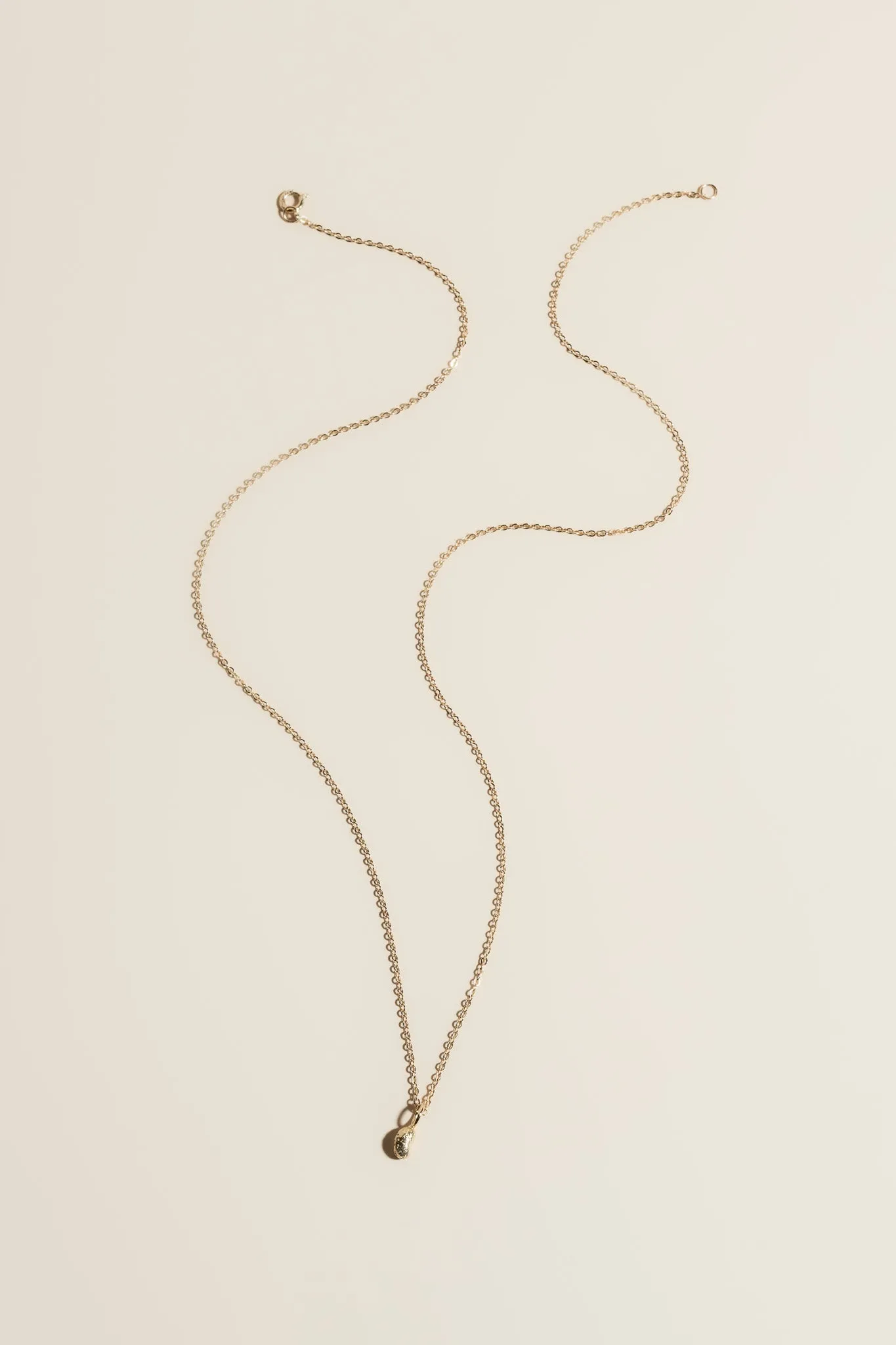 14K Mini Frijolito Necklace