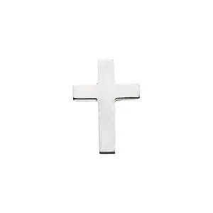 14k Yellow Gold 11x8mm Cross Lapel Pin