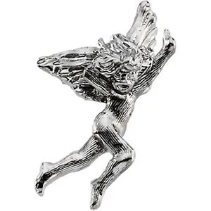 14k Yellow Gold Angel Lapel Pin