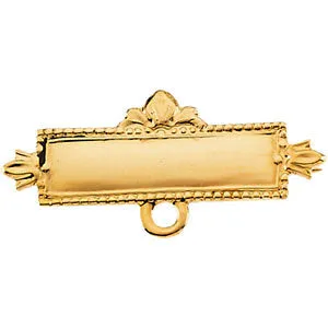 14k Yellow Gold Baptismal Brooch