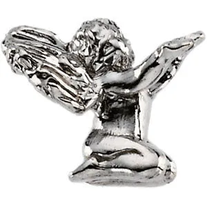 14k Yellow Gold Cherub Lapel Pin