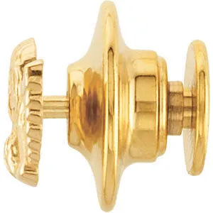 14k Yellow Gold Cherub Lapel Pin