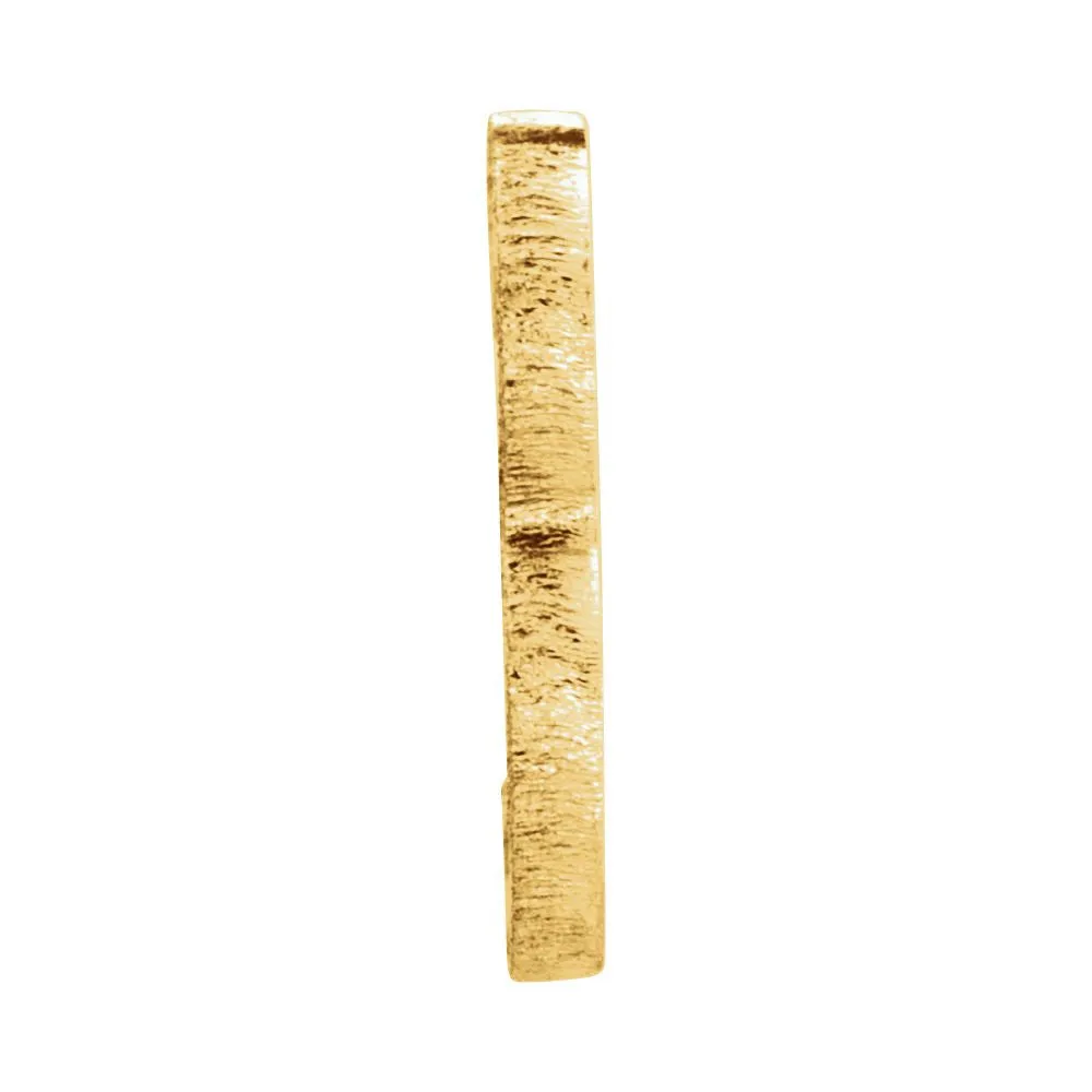 14k Yellow Gold Number "3"