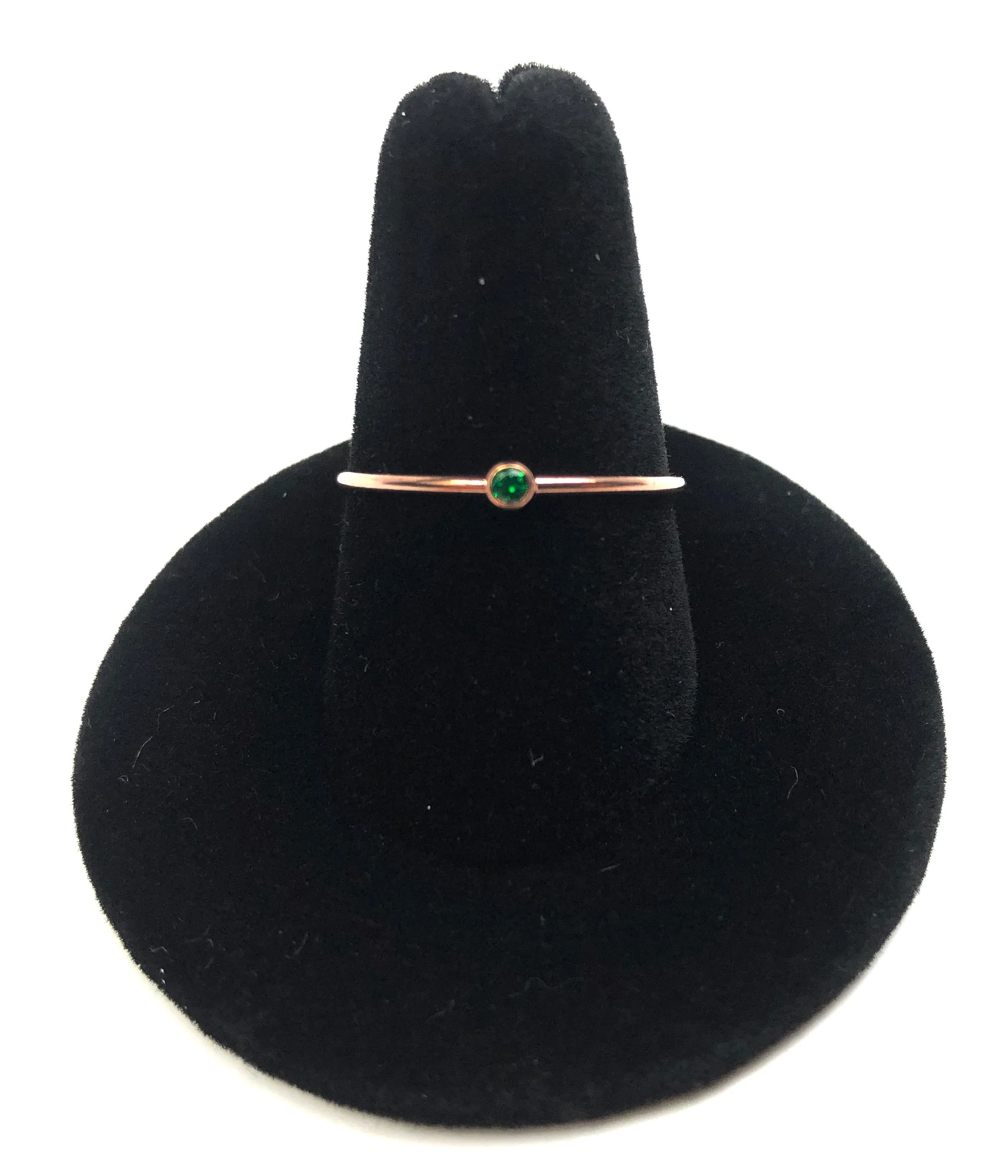 14kRGF 2mm Green Ring