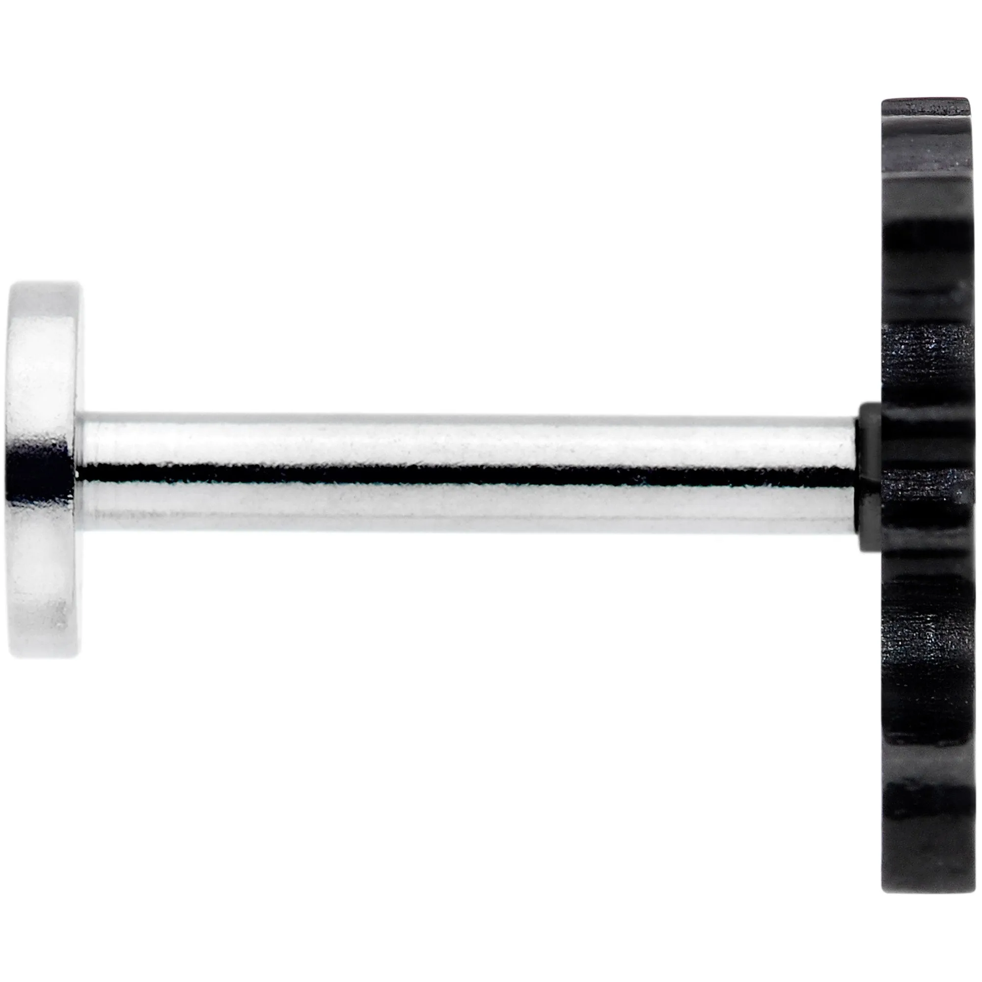 16 Gauge 5/16 Black Fantastic Dragon Internally Threaded Labret