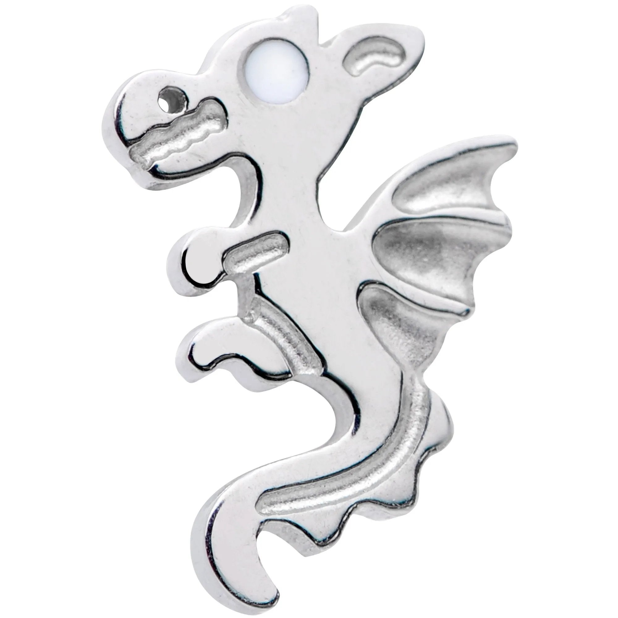 16 Gauge 5/16 Fantastic Dragon Internally Threaded Labret Tragus
