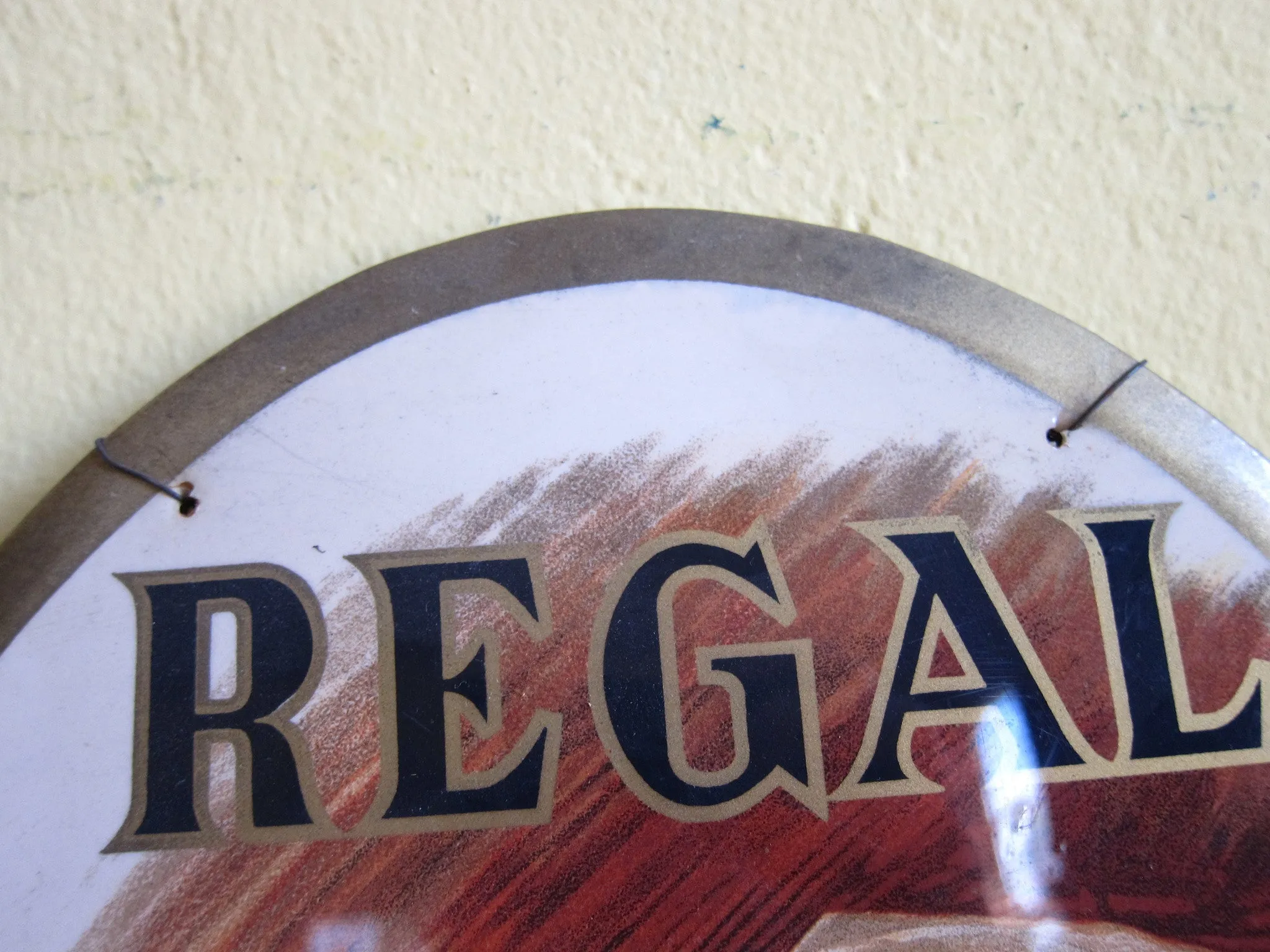 1920's Tobacciana Regal Cigar Advertising Sign