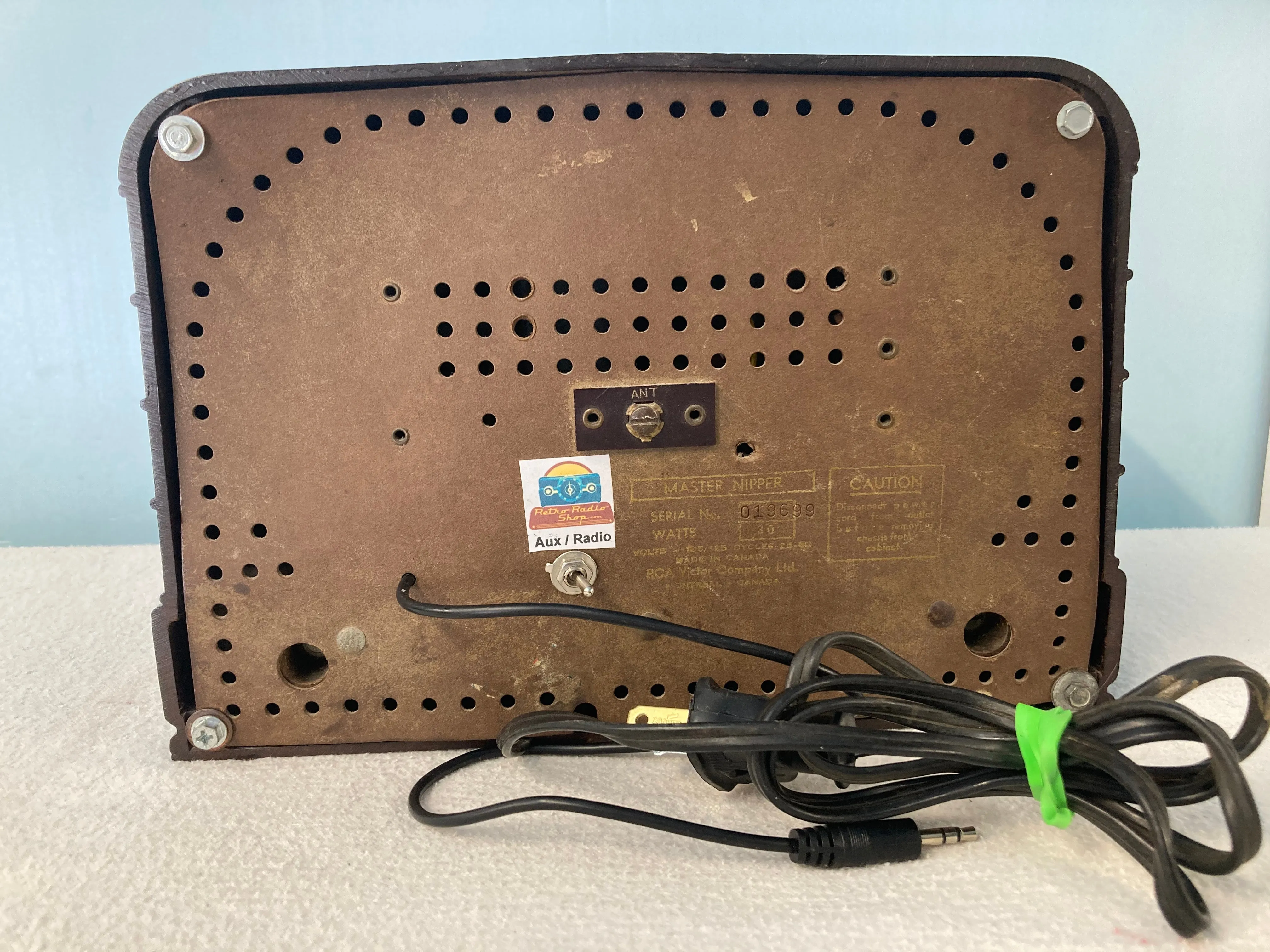 1940 RCA Master Nipper Tube Radio With Bluetooth & FM Options