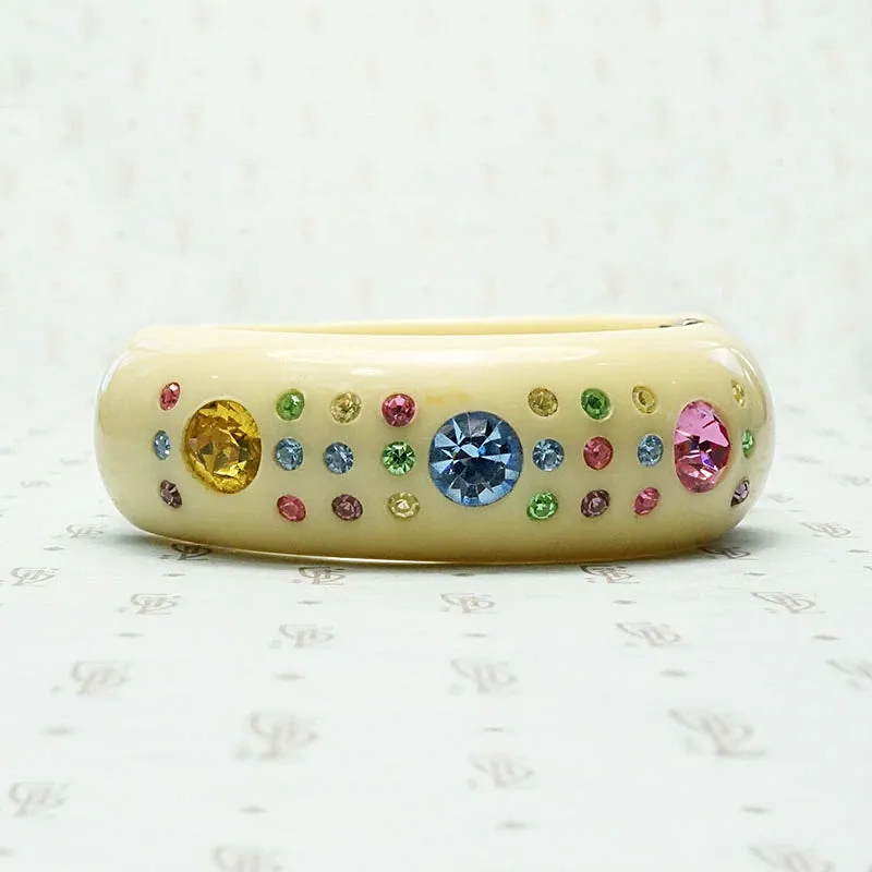 1950s Pastel Toned Celluloid Bracelet
