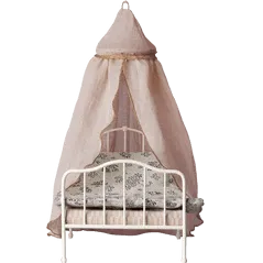 2022 Maileg Miniature Bed Canopy - Rose