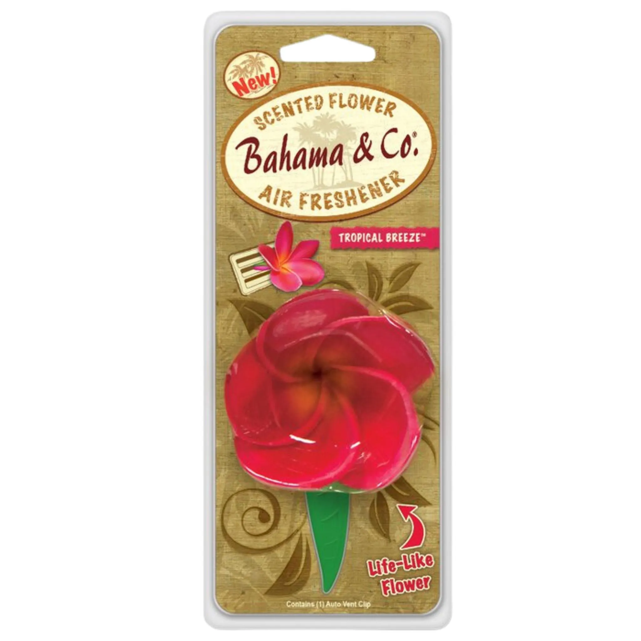 3 Pack Air Fresheners | Bahama & Co. Tropical Breeze Scented Flower