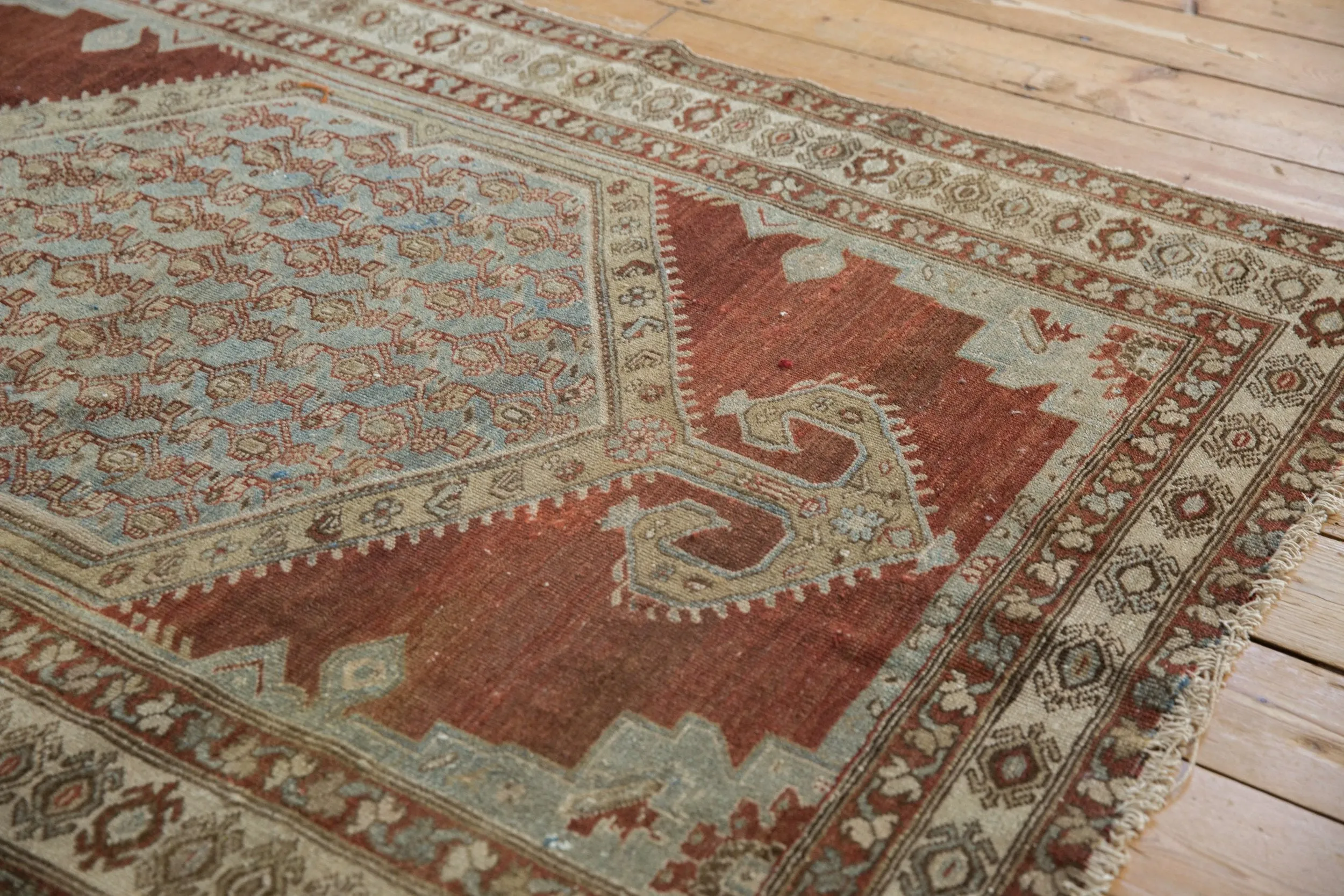 4x6 Vintage Distressed Malayer Rug