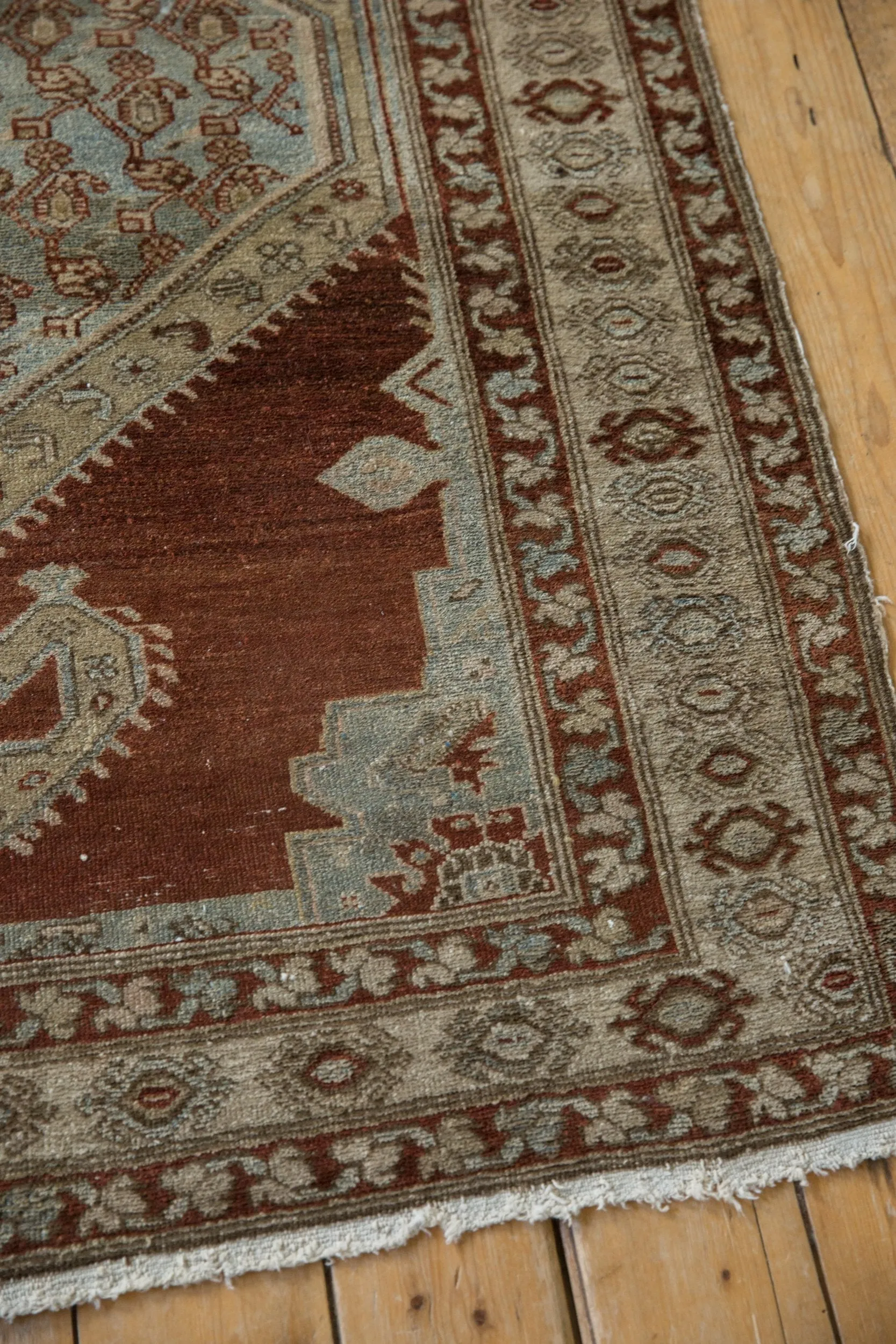 4x6 Vintage Distressed Malayer Rug