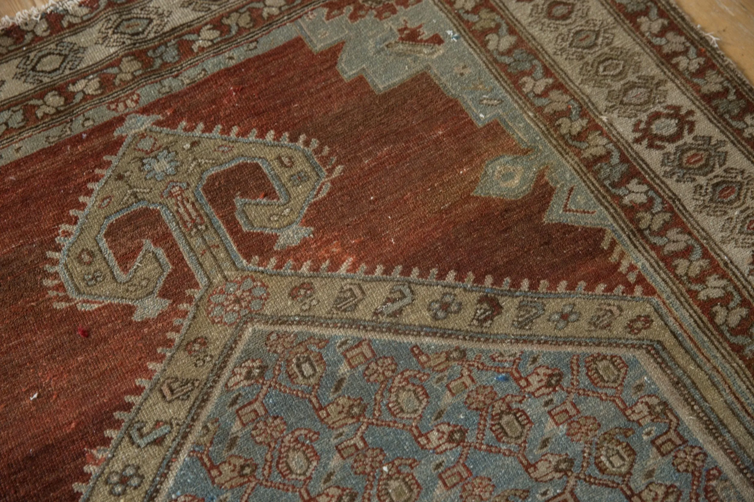 4x6 Vintage Distressed Malayer Rug