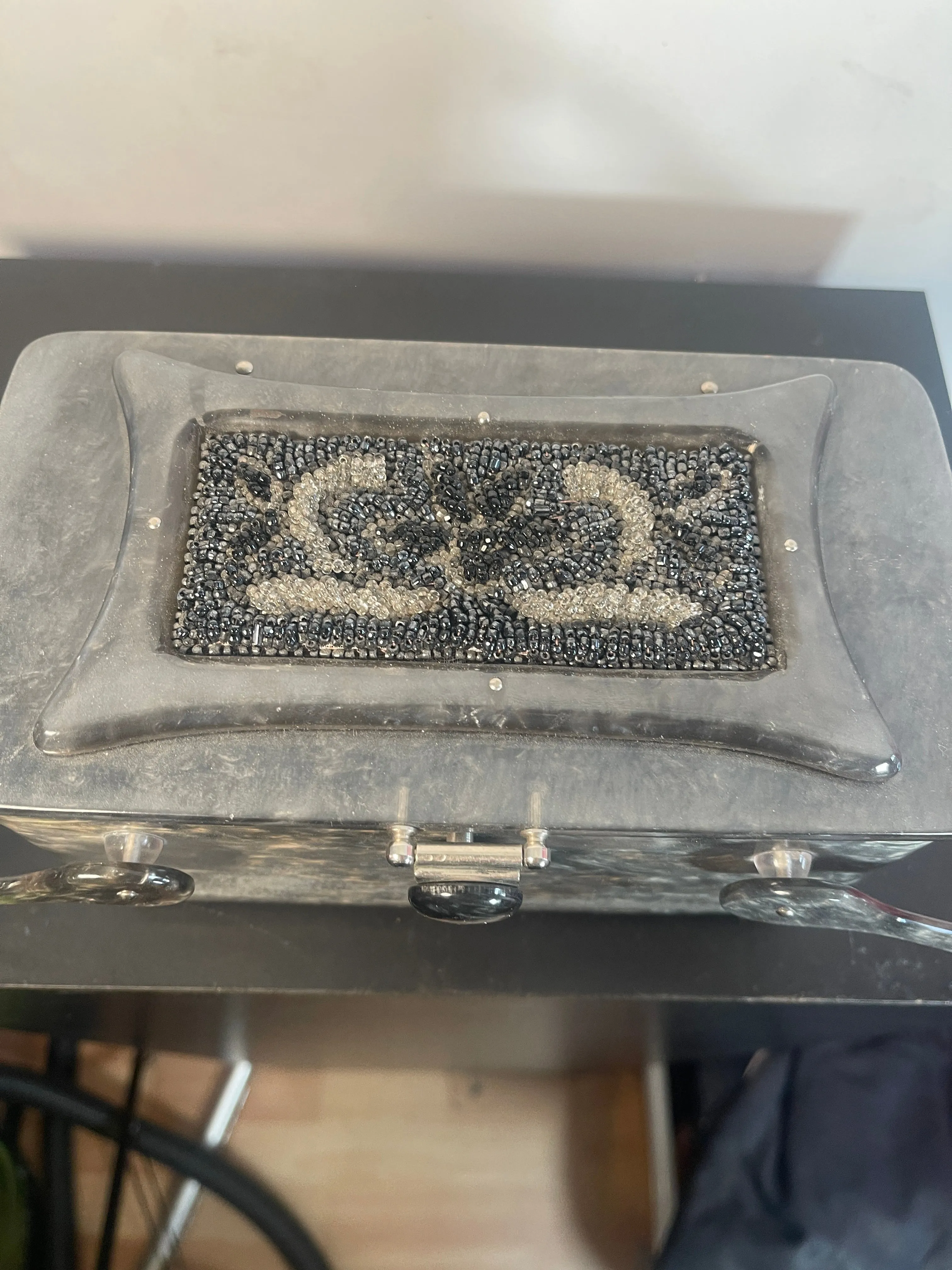 50s RIALTO Lucite Box Purse