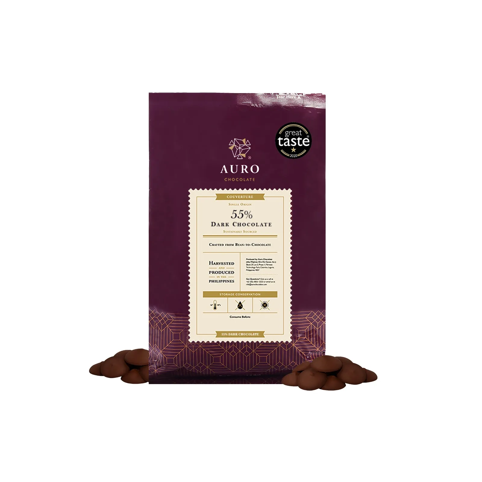 64% Dark Chocolate 1KG Coins