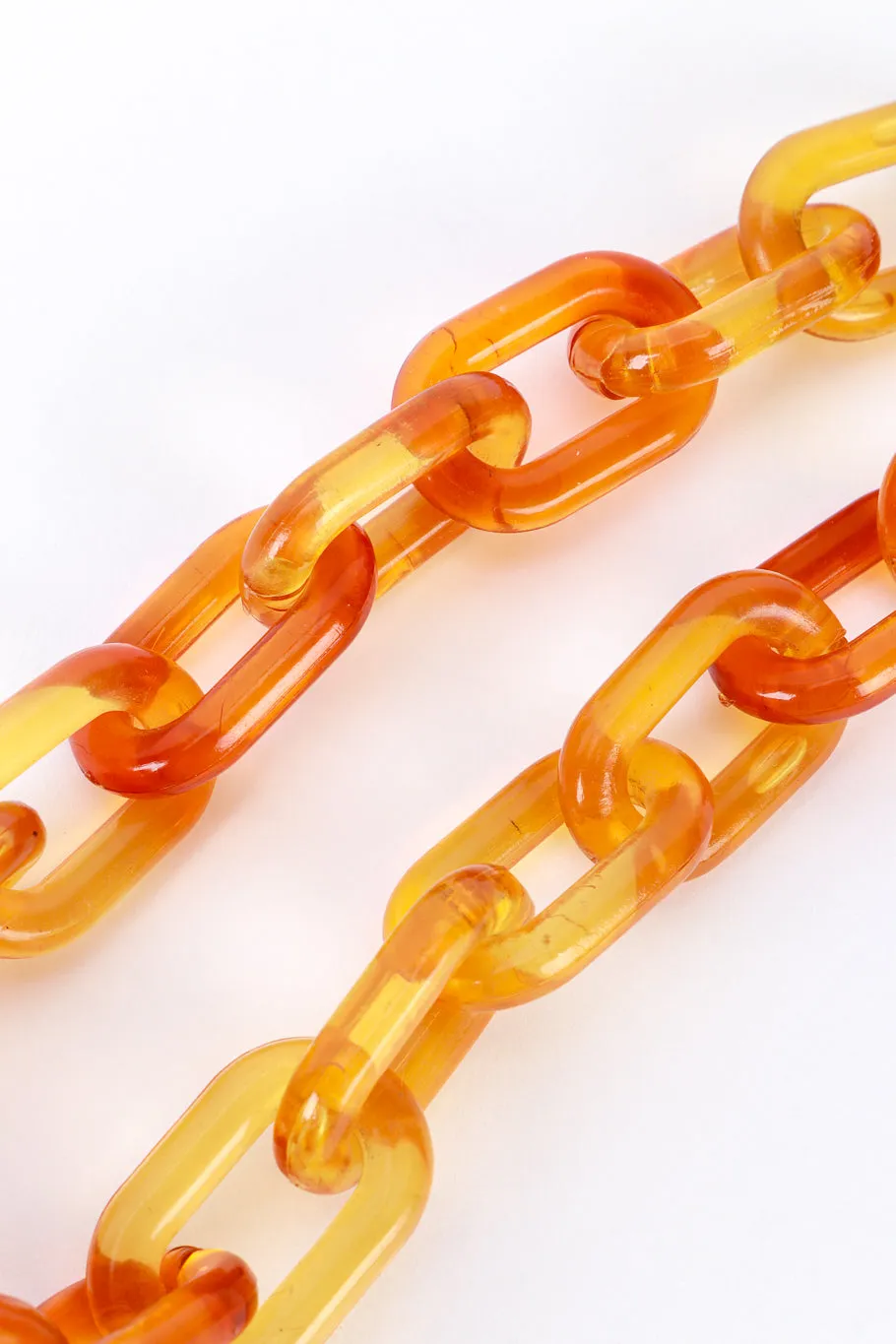 Acrylic Bakelite Beaded Charm Necklace