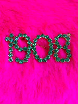 AKA 1908 Pin - Green