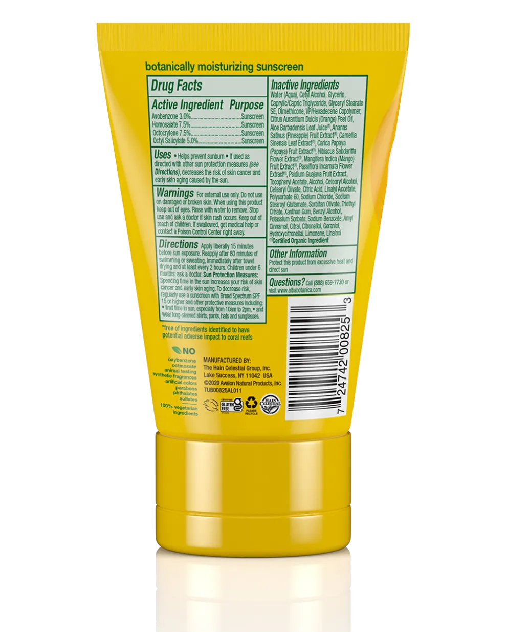 Alba Botanica Hawaiian Sunscreen SPF30 Aloe Vera 113g