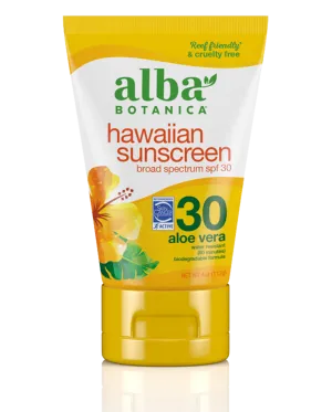 Alba Botanica Hawaiian Sunscreen SPF30 Aloe Vera 113g