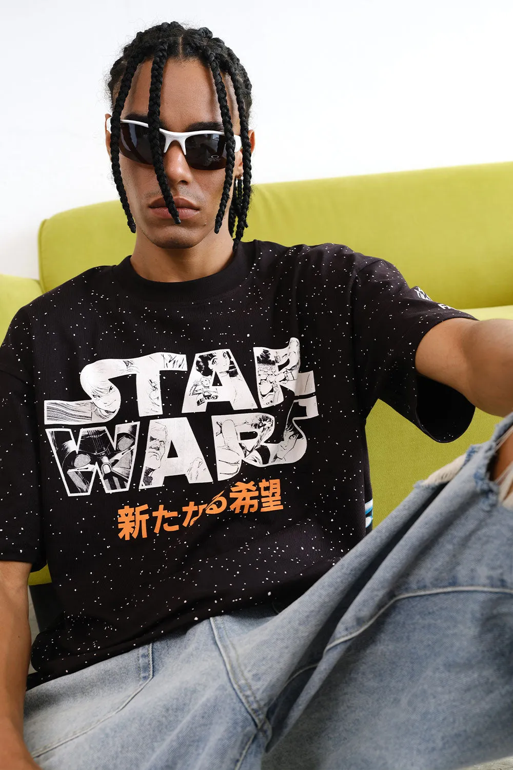 Anime Star Wars Oversized T-shirt