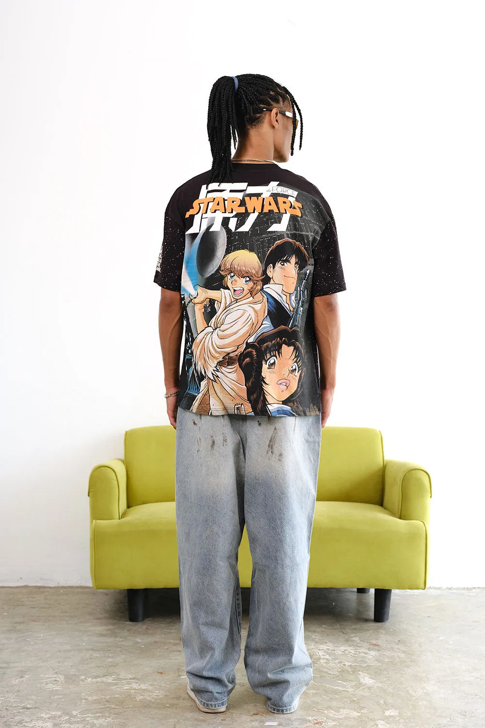 Anime Star Wars Oversized T-shirt