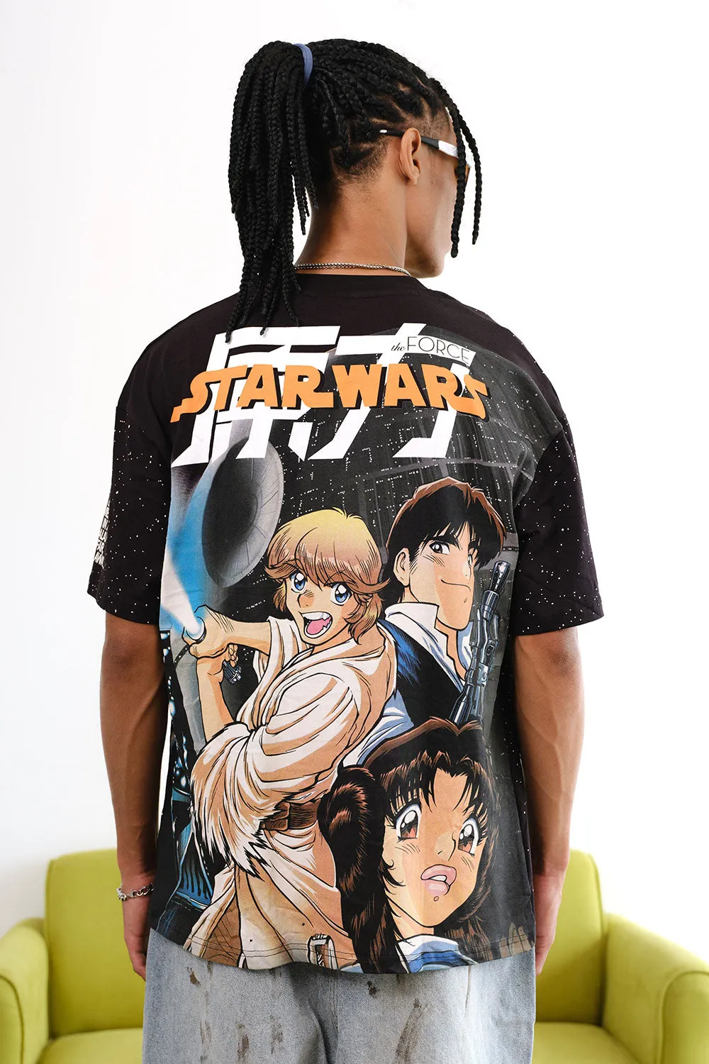 Anime Star Wars Oversized T-shirt