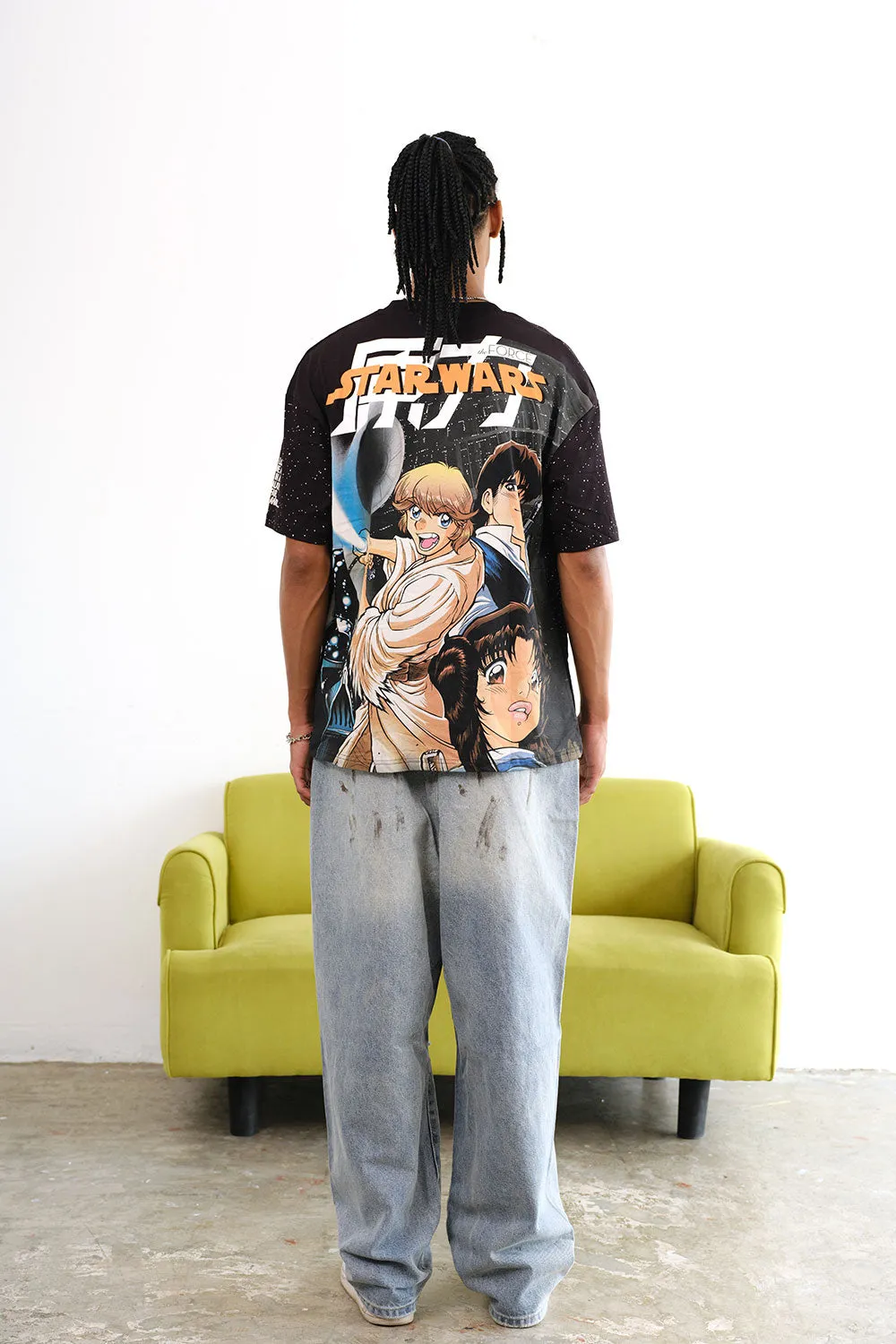 Anime Star Wars Oversized T-shirt