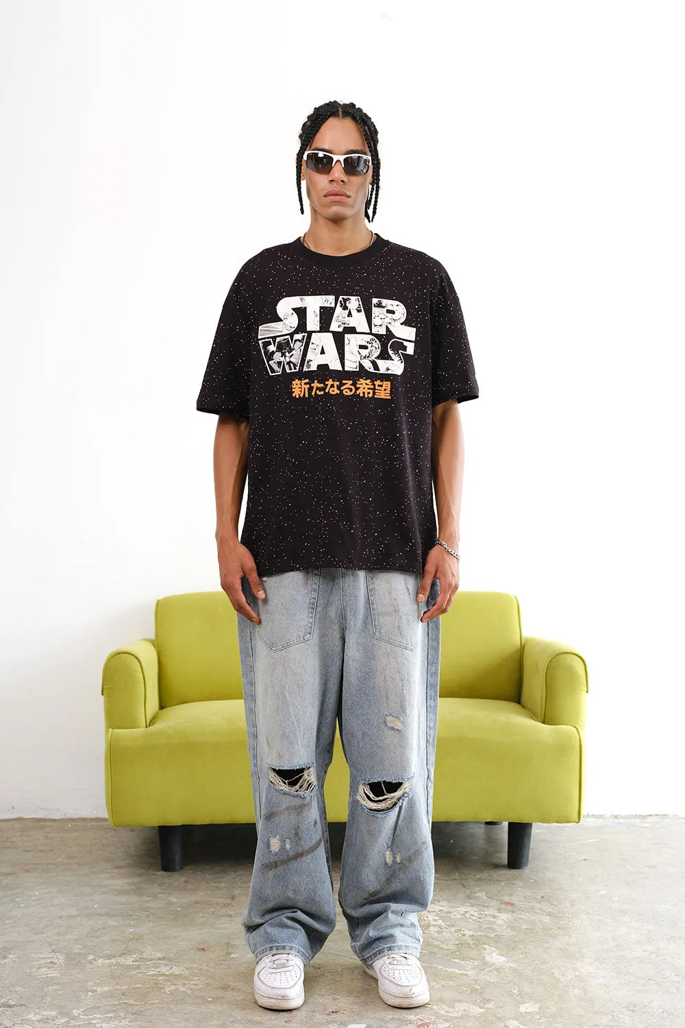 Anime Star Wars Oversized T-shirt