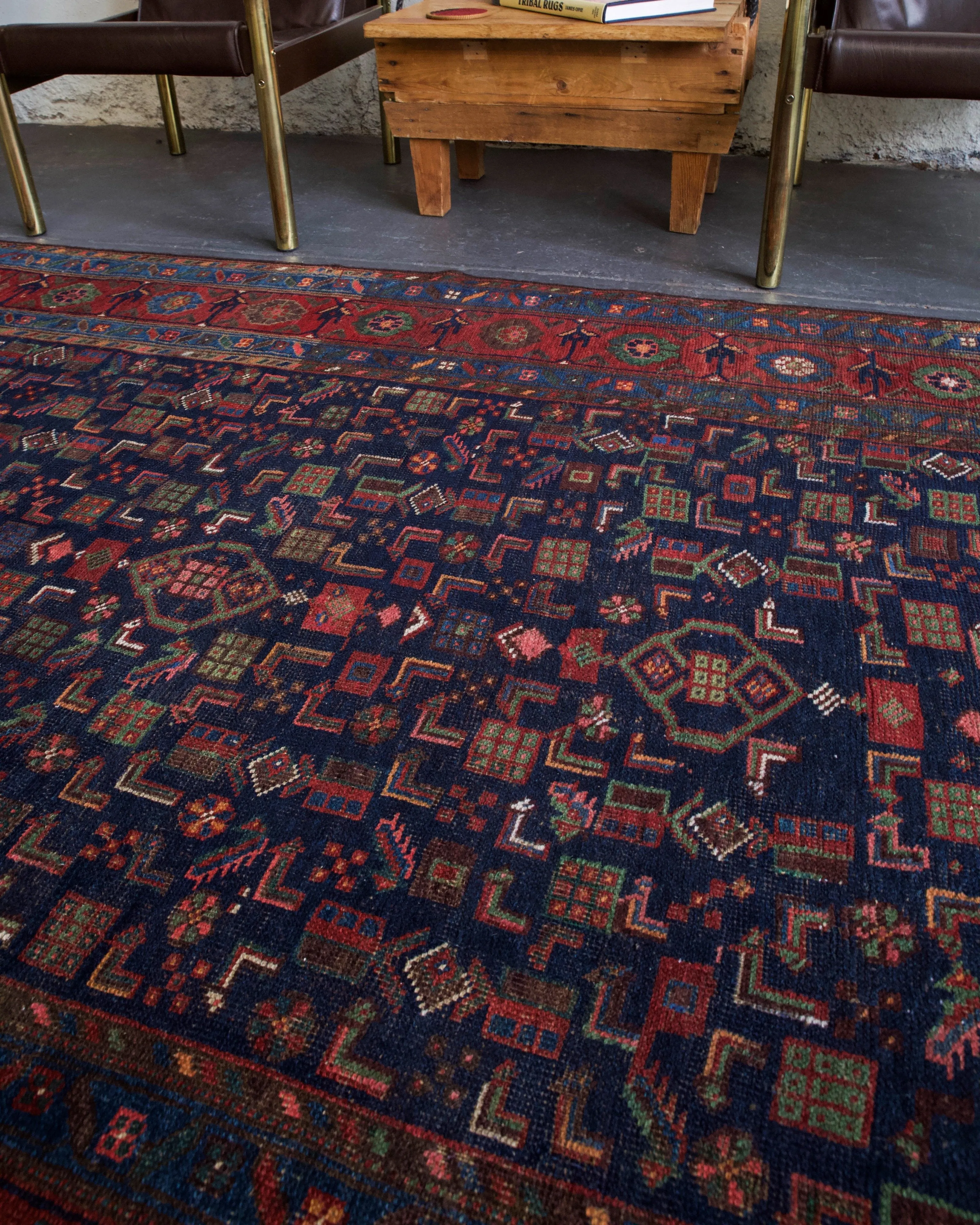Antique Kurdish Tribal Rug