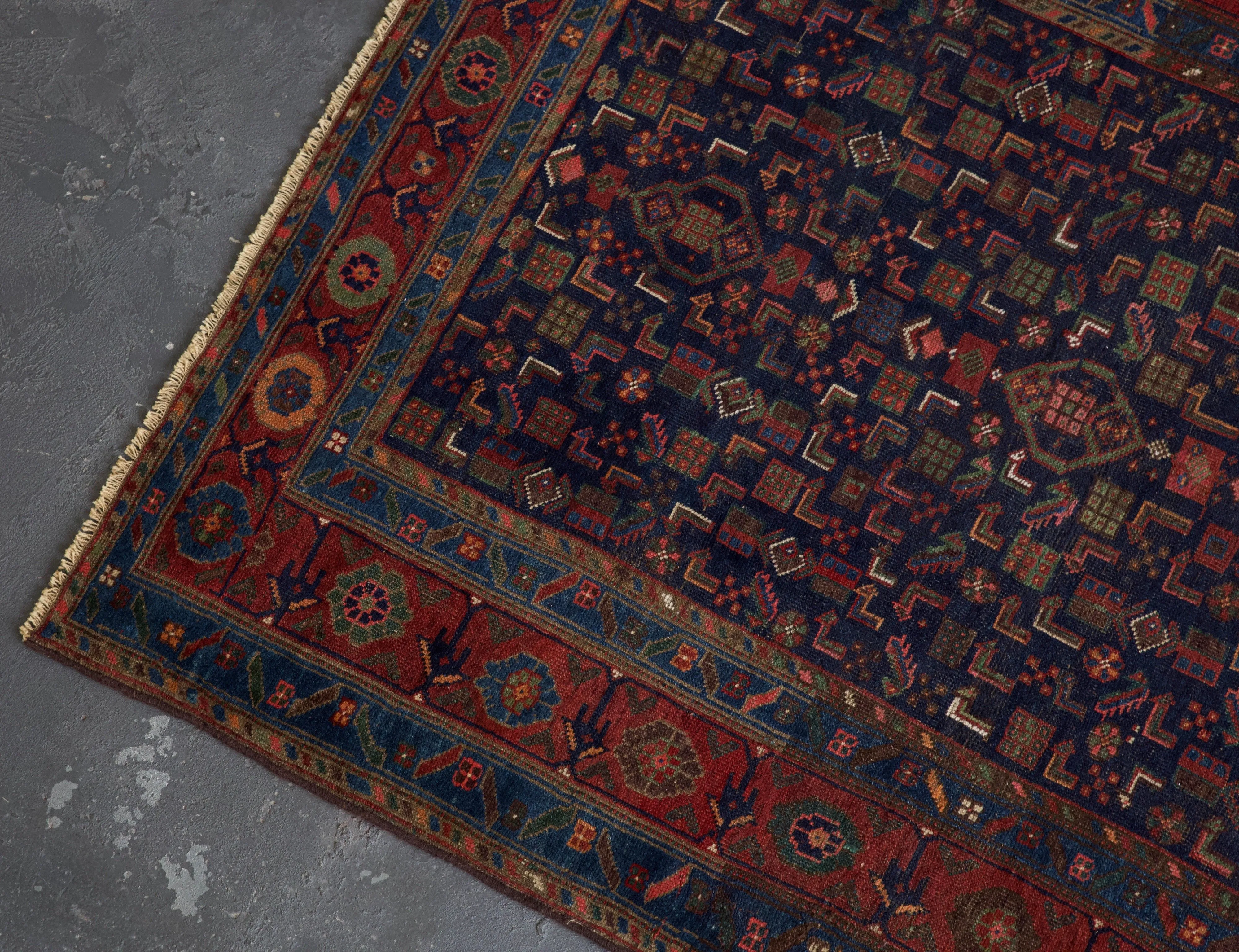 Antique Kurdish Tribal Rug