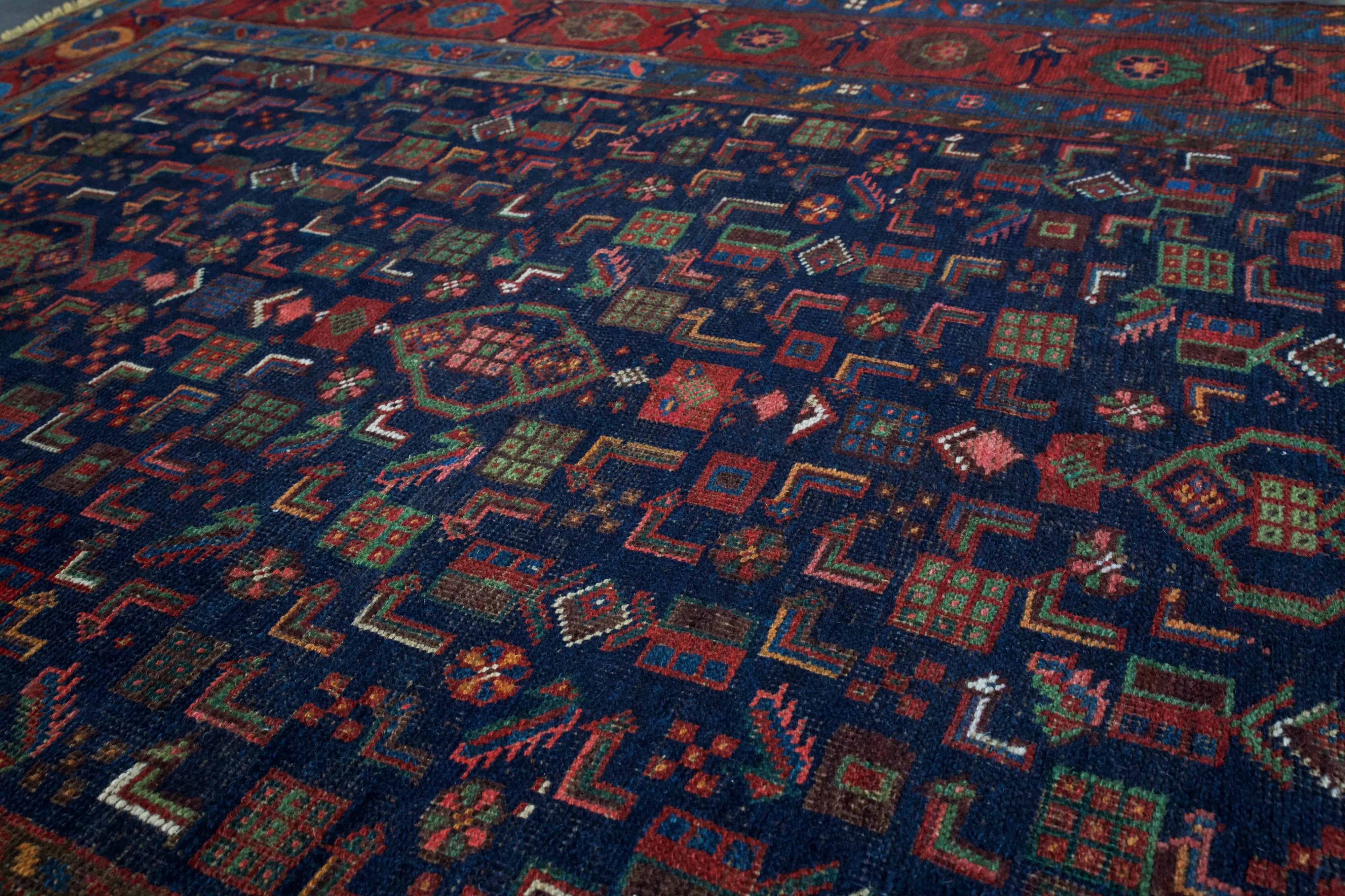 Antique Kurdish Tribal Rug
