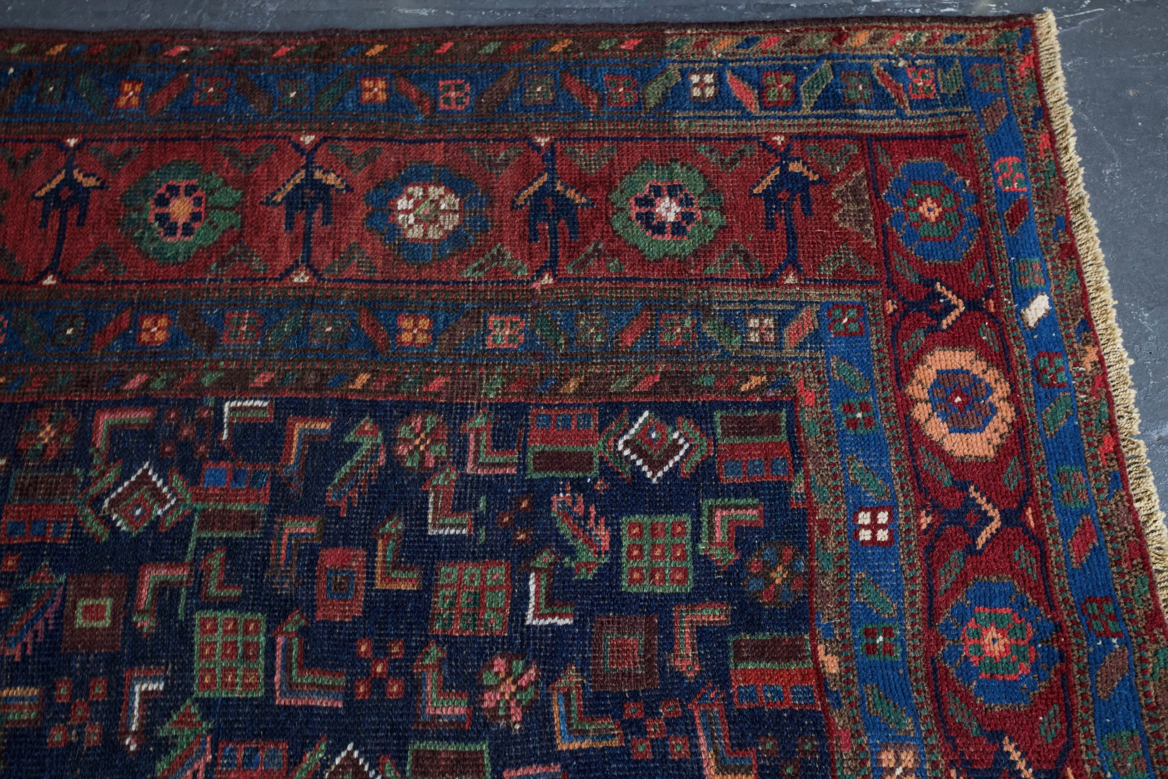 Antique Kurdish Tribal Rug