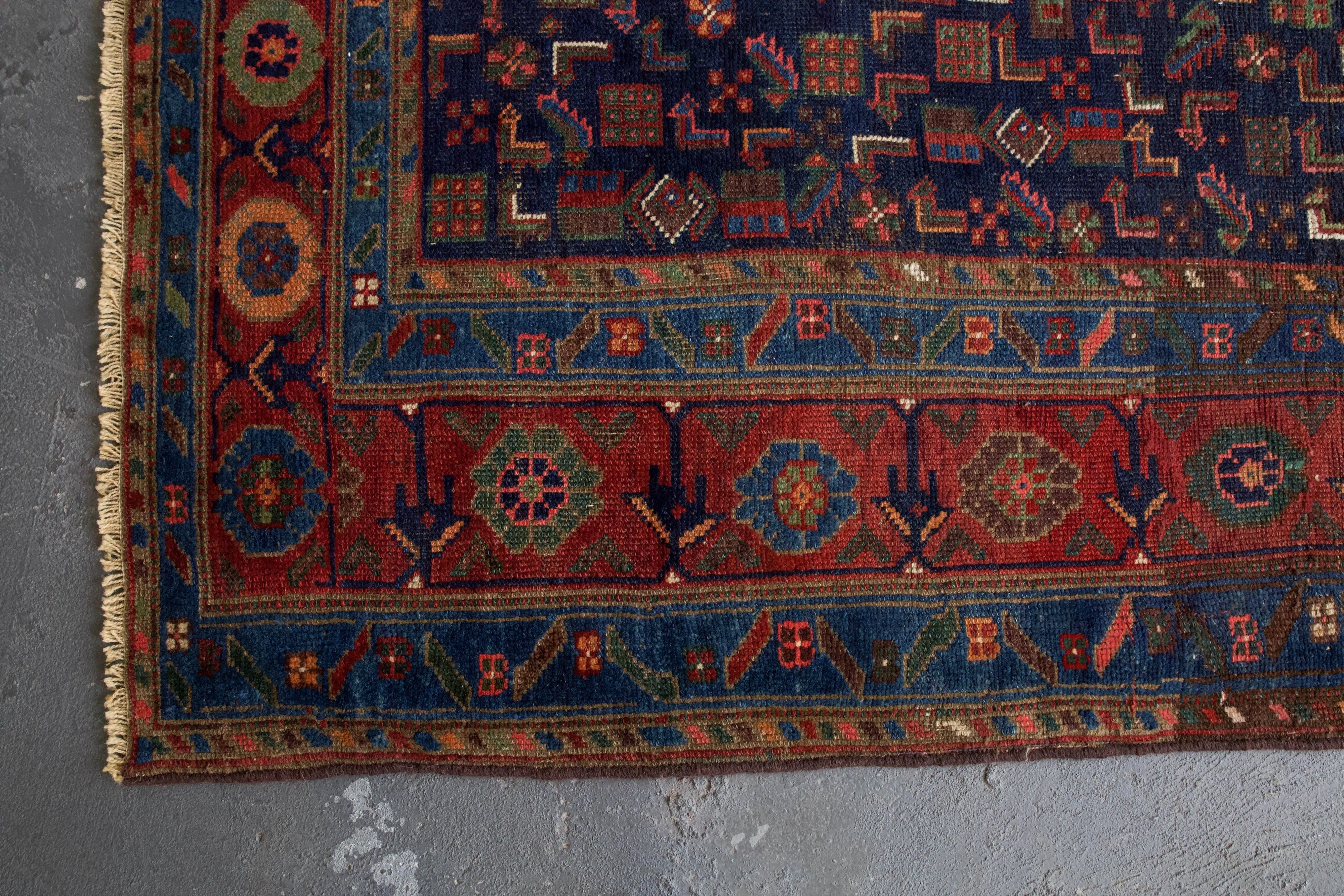 Antique Kurdish Tribal Rug