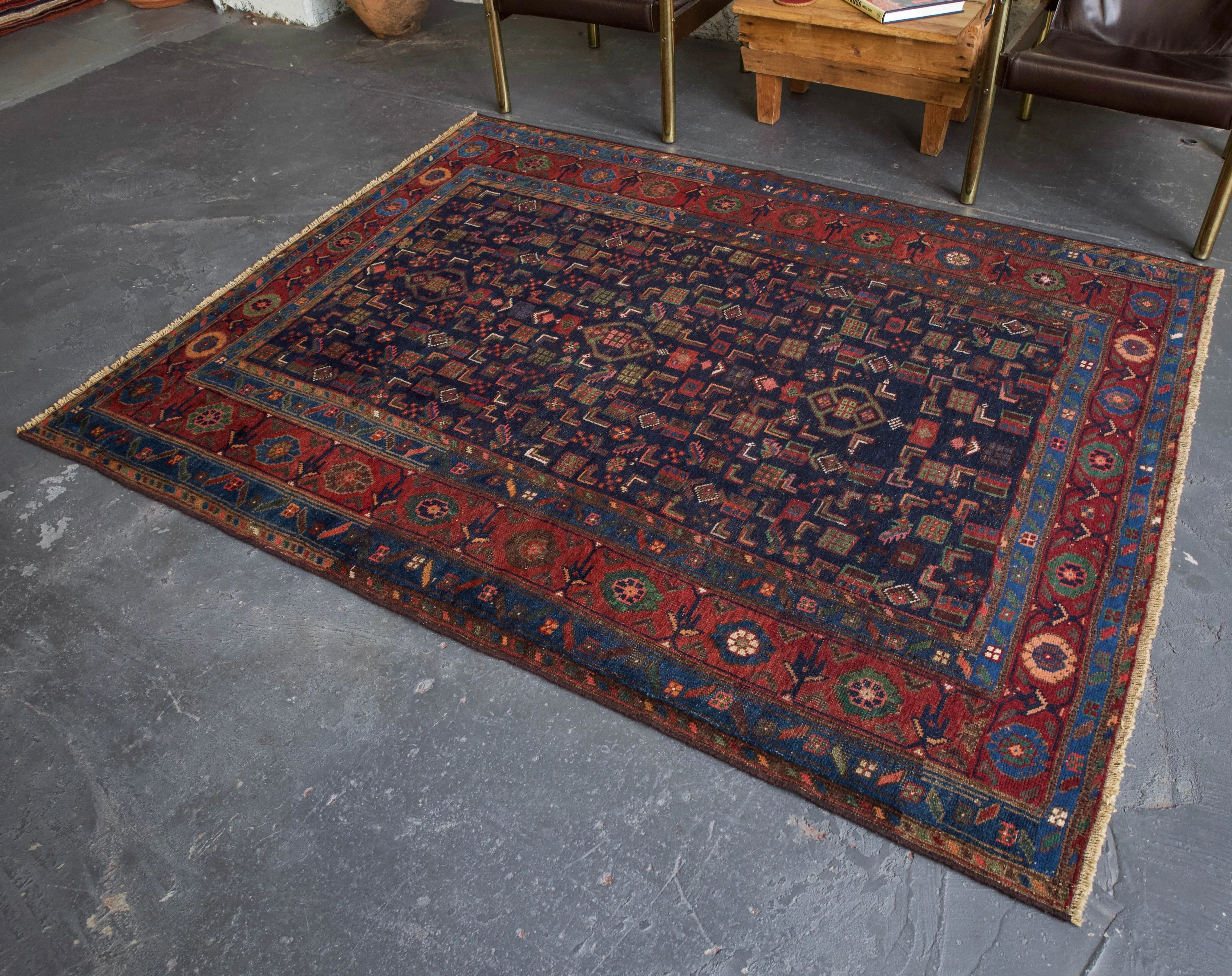 Antique Kurdish Tribal Rug