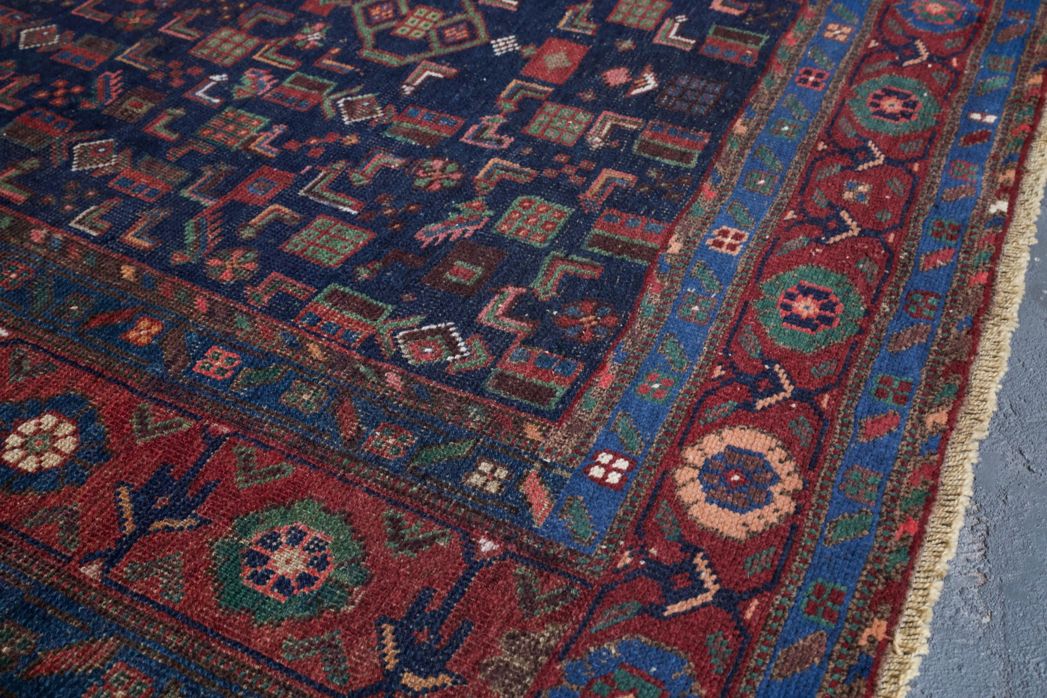 Antique Kurdish Tribal Rug