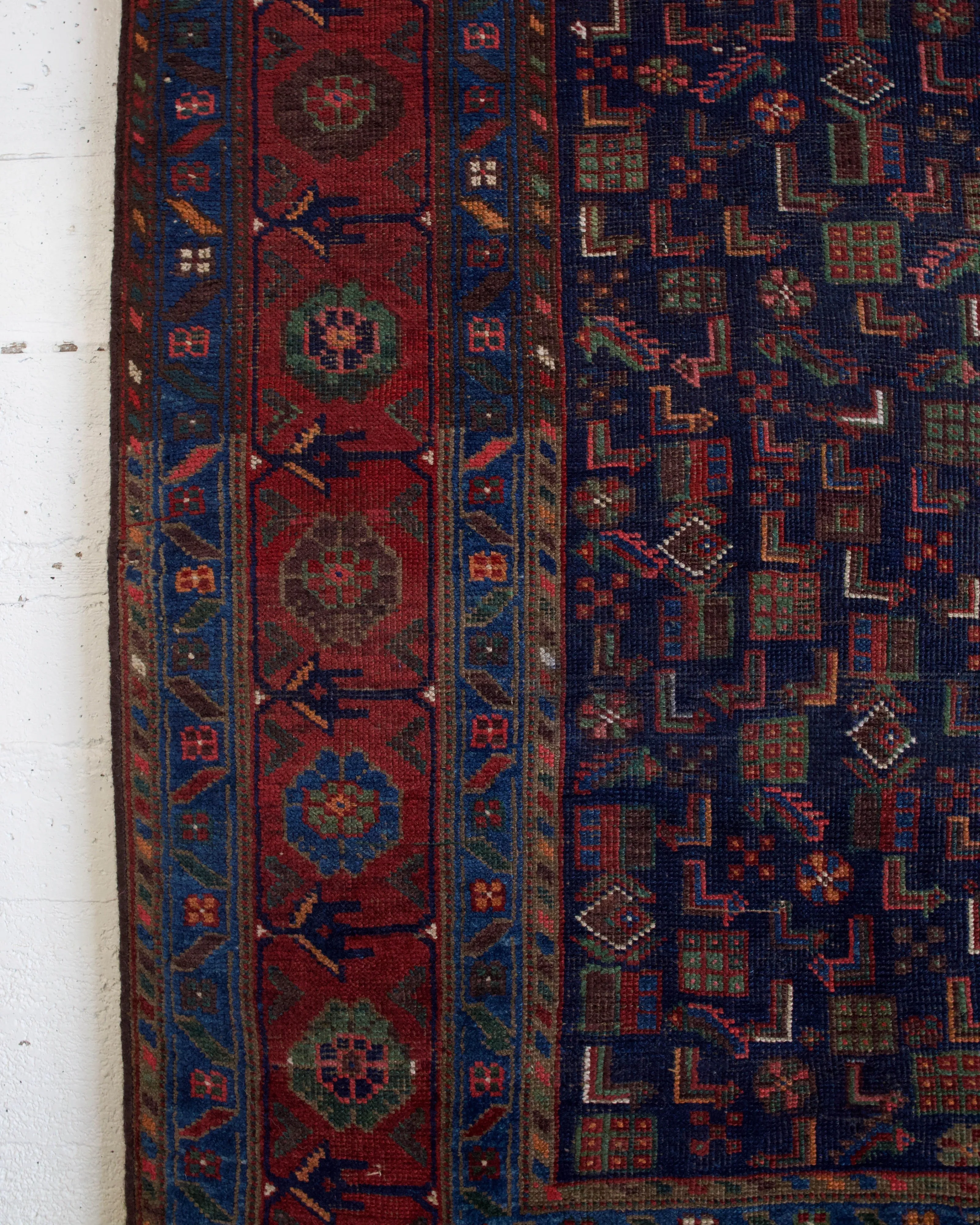 Antique Kurdish Tribal Rug