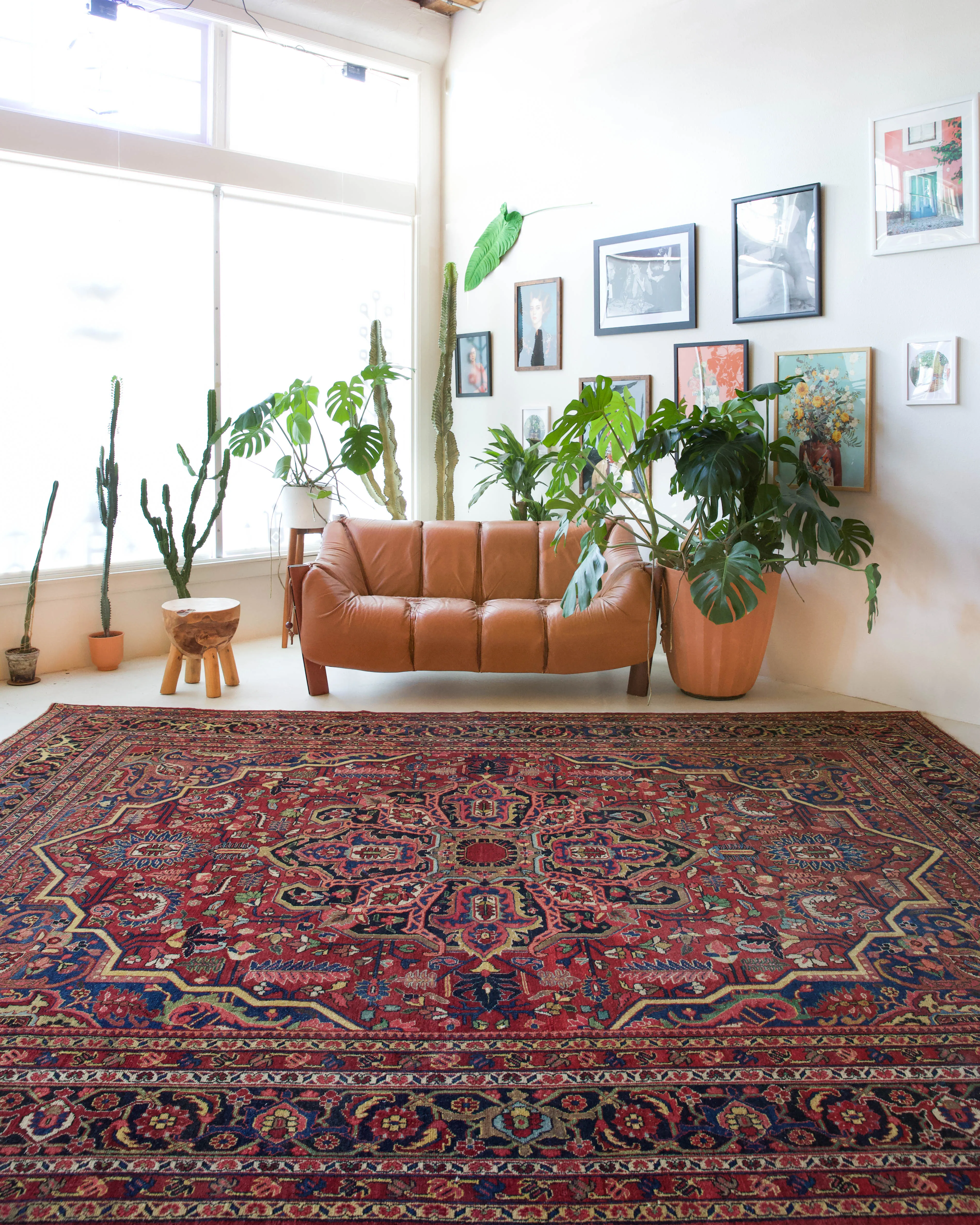 Antique NW Heriz Rug 9'3"x12'6"