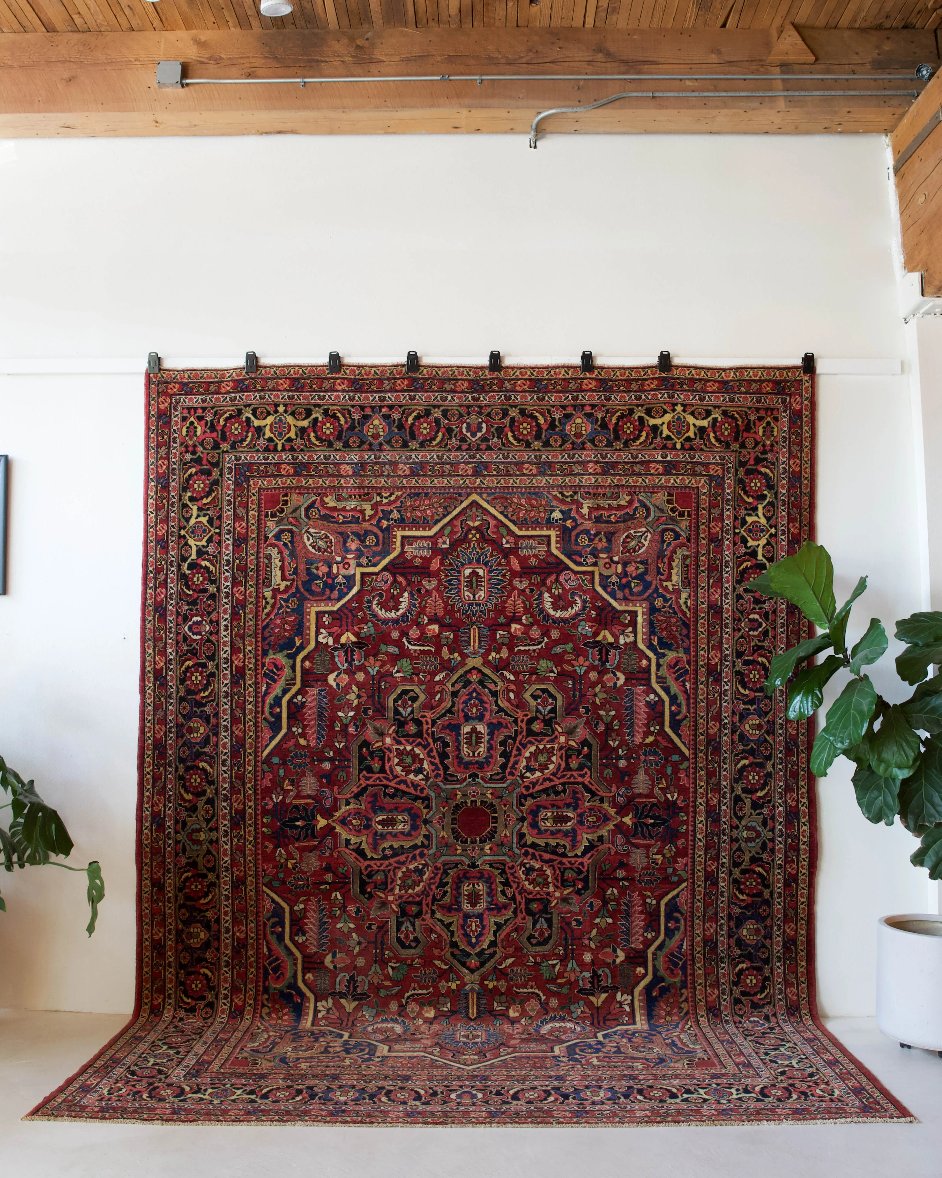Antique NW Heriz Rug 9'3"x12'6"