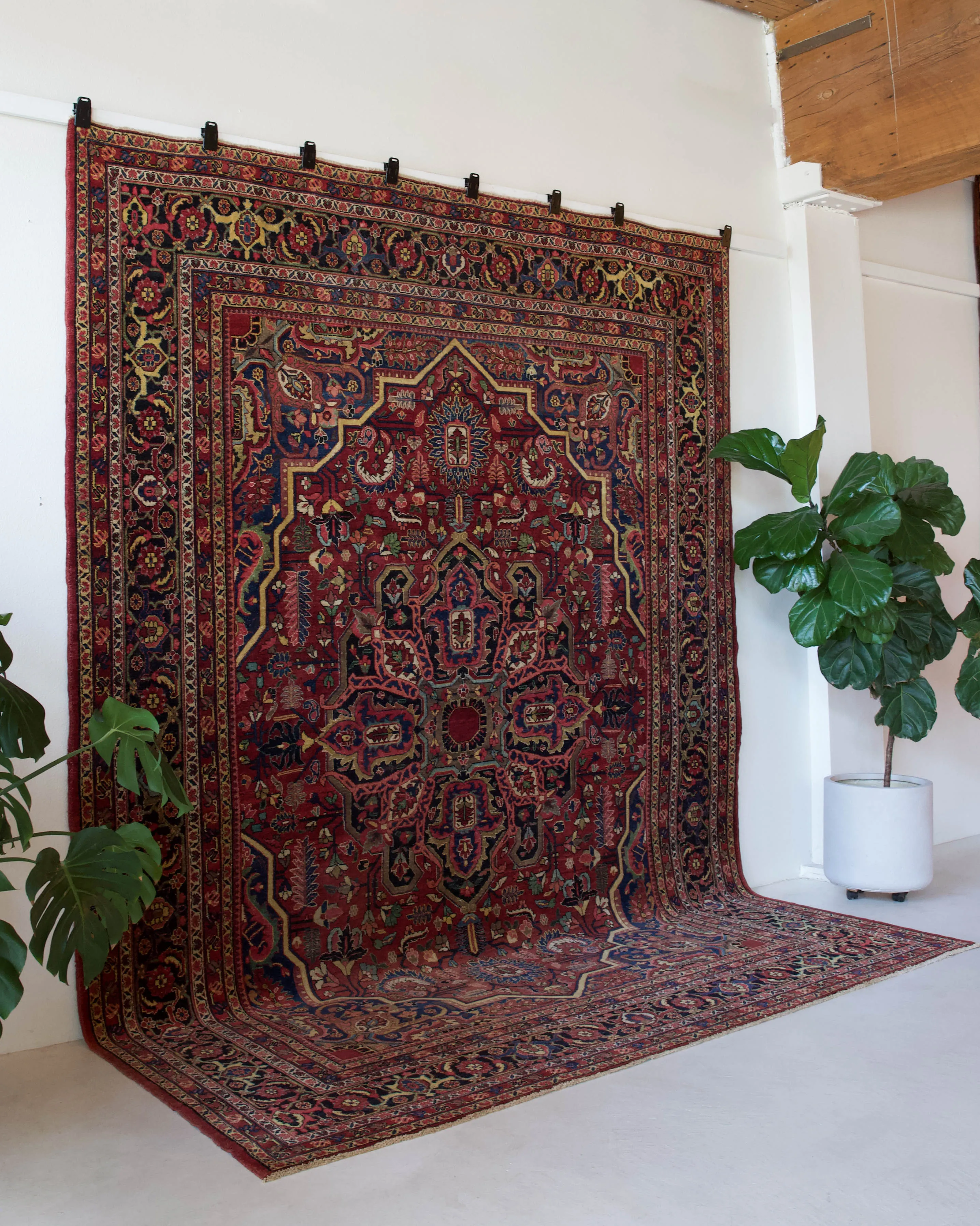 Antique NW Heriz Rug 9'3"x12'6"