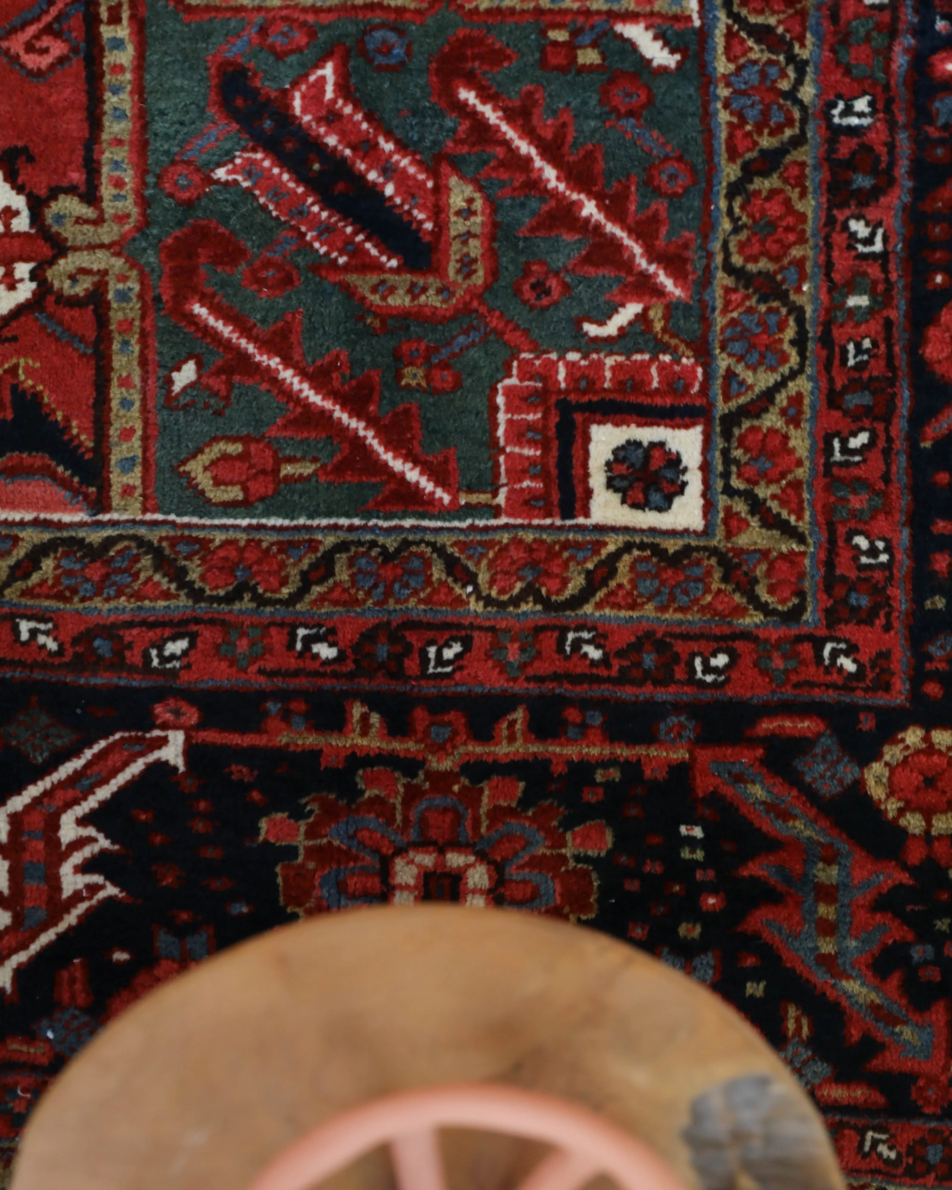 Antique NW Persian Heriz Rug 12'x15'5"